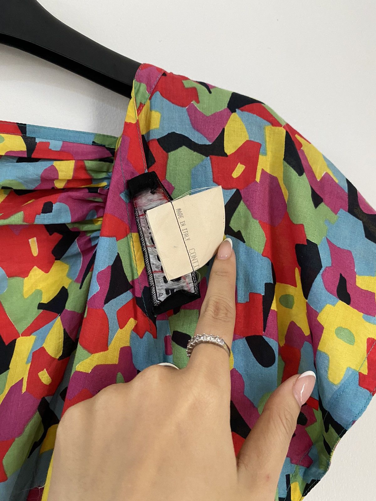 Fendi × Vintage Vintage 1980s Fendi Floral Print dress Size M / US 6-8 / IT 42-44 - 11 Thumbnail