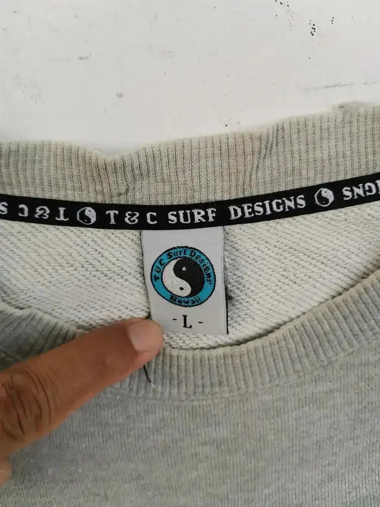 Other Vintage!!! T&C Surf Designs: Endless Wave Sweatshirt Size US L / EU 52-54 / 3 - 4 Thumbnail