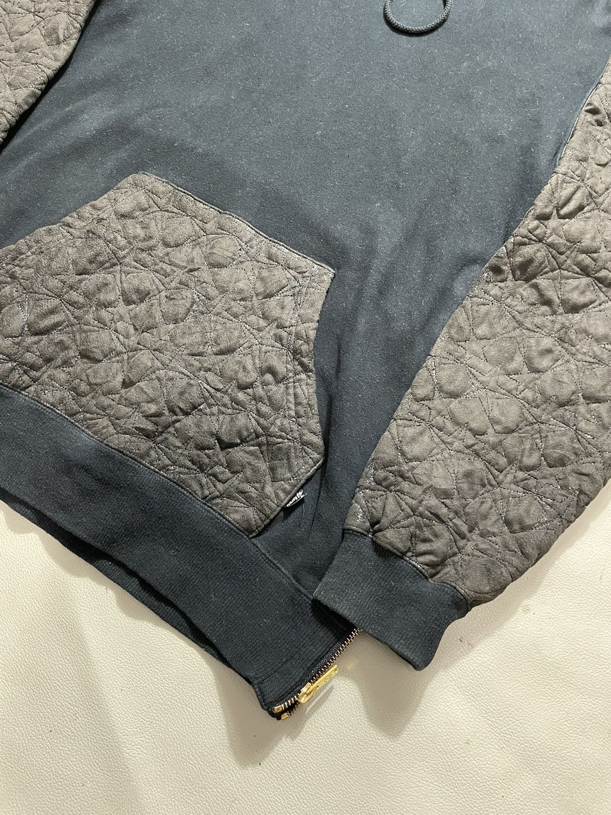 Japanese Brand 24karat gothic distressed Fur Hoodie Black ifsix lgb style Size US L / EU 52-54 / 3 - 3 Thumbnail