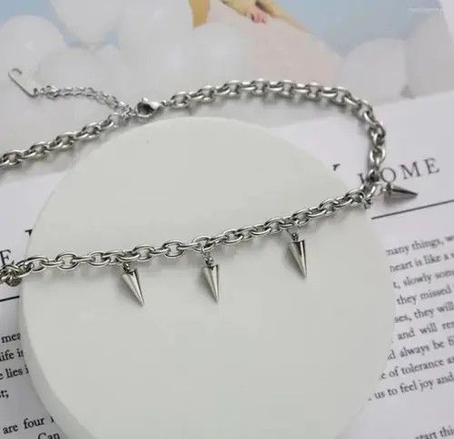 Japanese Brand × Vintage Unisex punk pendant choker chain spike necklace vintage rock Size ONE SIZE - 4 Thumbnail
