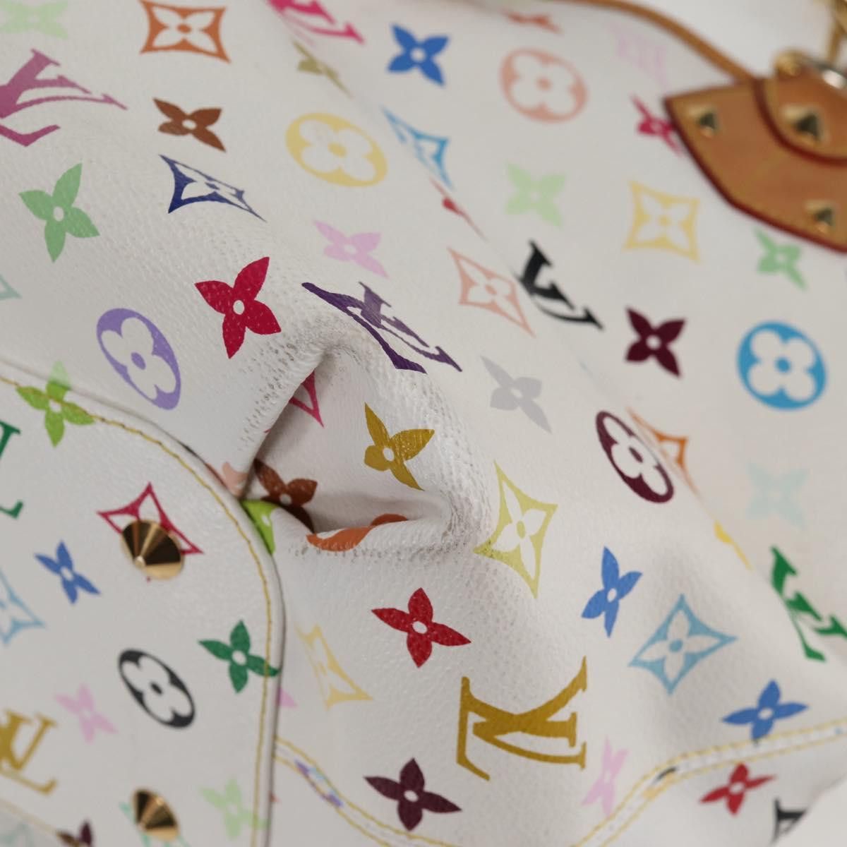 Louis Vuitton LOUIS VUITTON Monogram Multicolor Annie MM Tote Bag White Size ONE SIZE - 15 Thumbnail