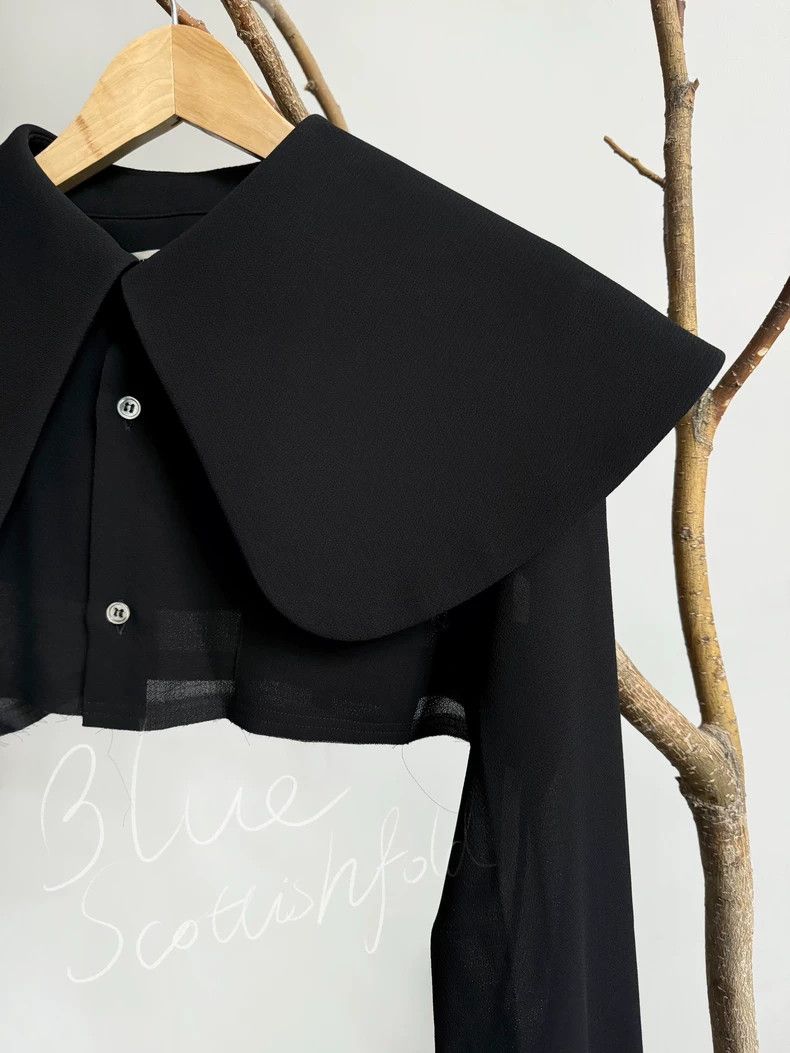 Comme des Garcons Comme Des Garcons Short shirt with large lapel Size S / US 4 / IT 40 - 3 Thumbnail