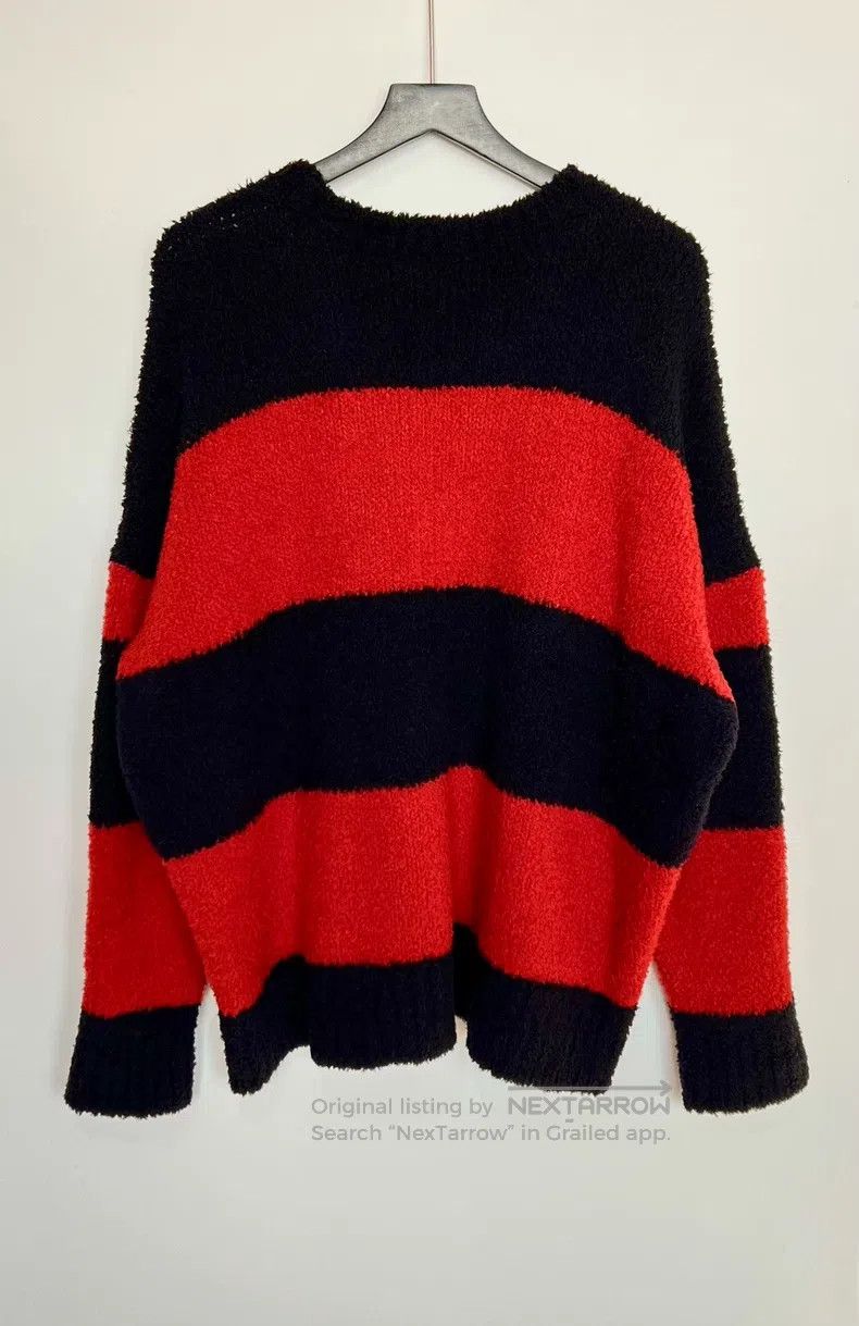 Amiri Amiri Teddy Black and Red Striped Sweater Size US XS / EU 42 / 0 - 4 Thumbnail