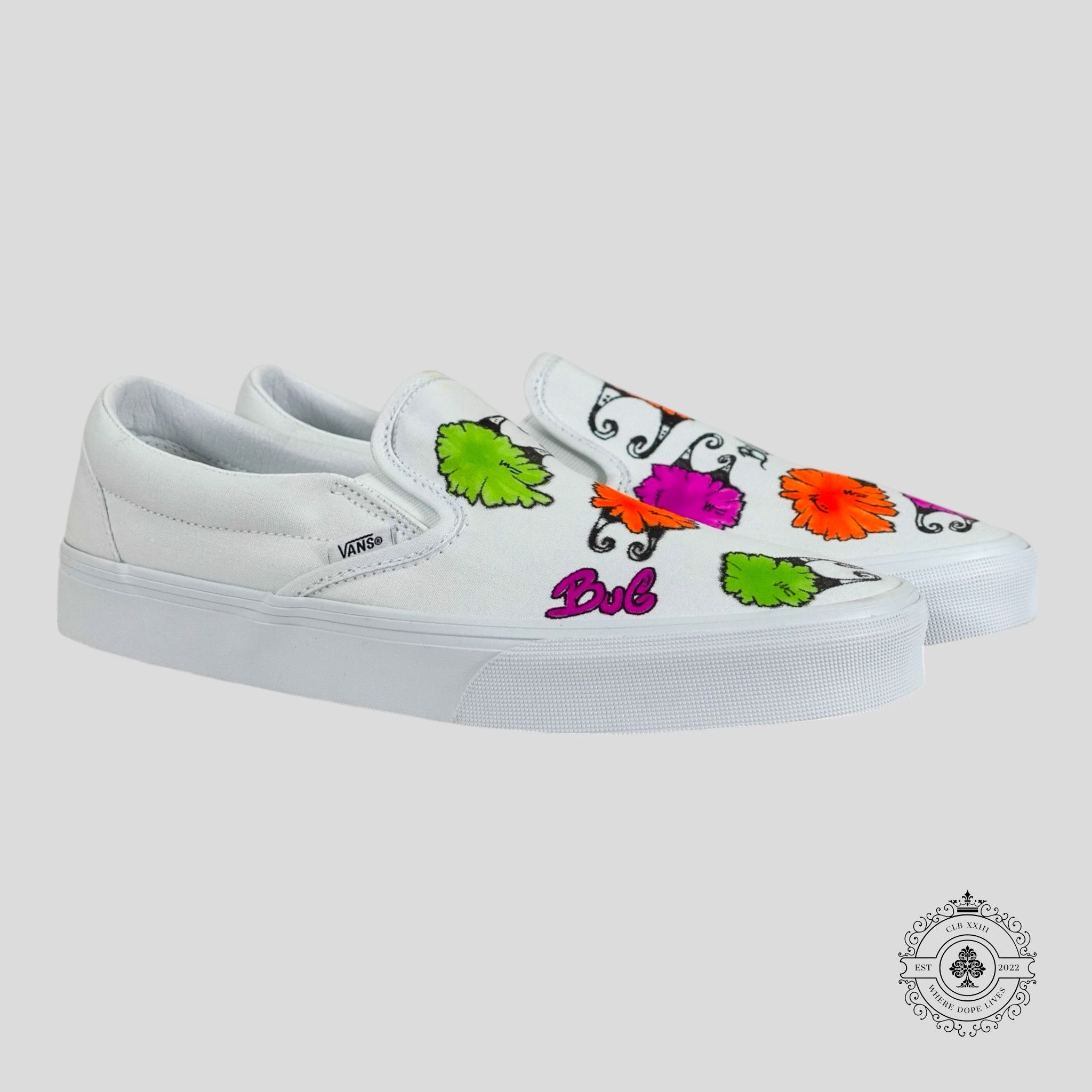 Matty Boy 1-of-1 Matty Boy Bug Slip on Vans Size US 11 / EU 44 - 1 Thumbnail