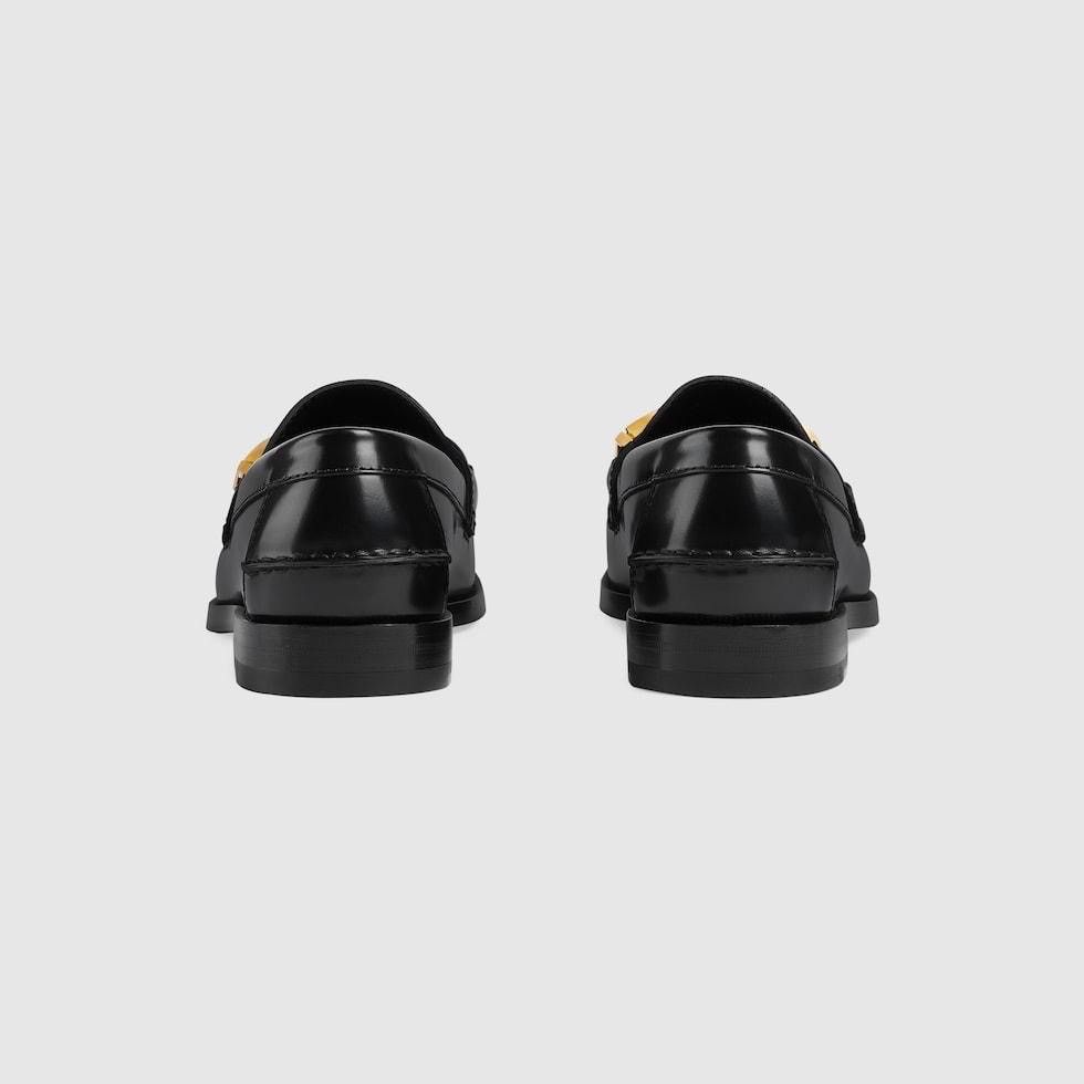 Gucci Gucci Gold Logo Plate Loafer Size US 9 / EU 42 - 3 Thumbnail