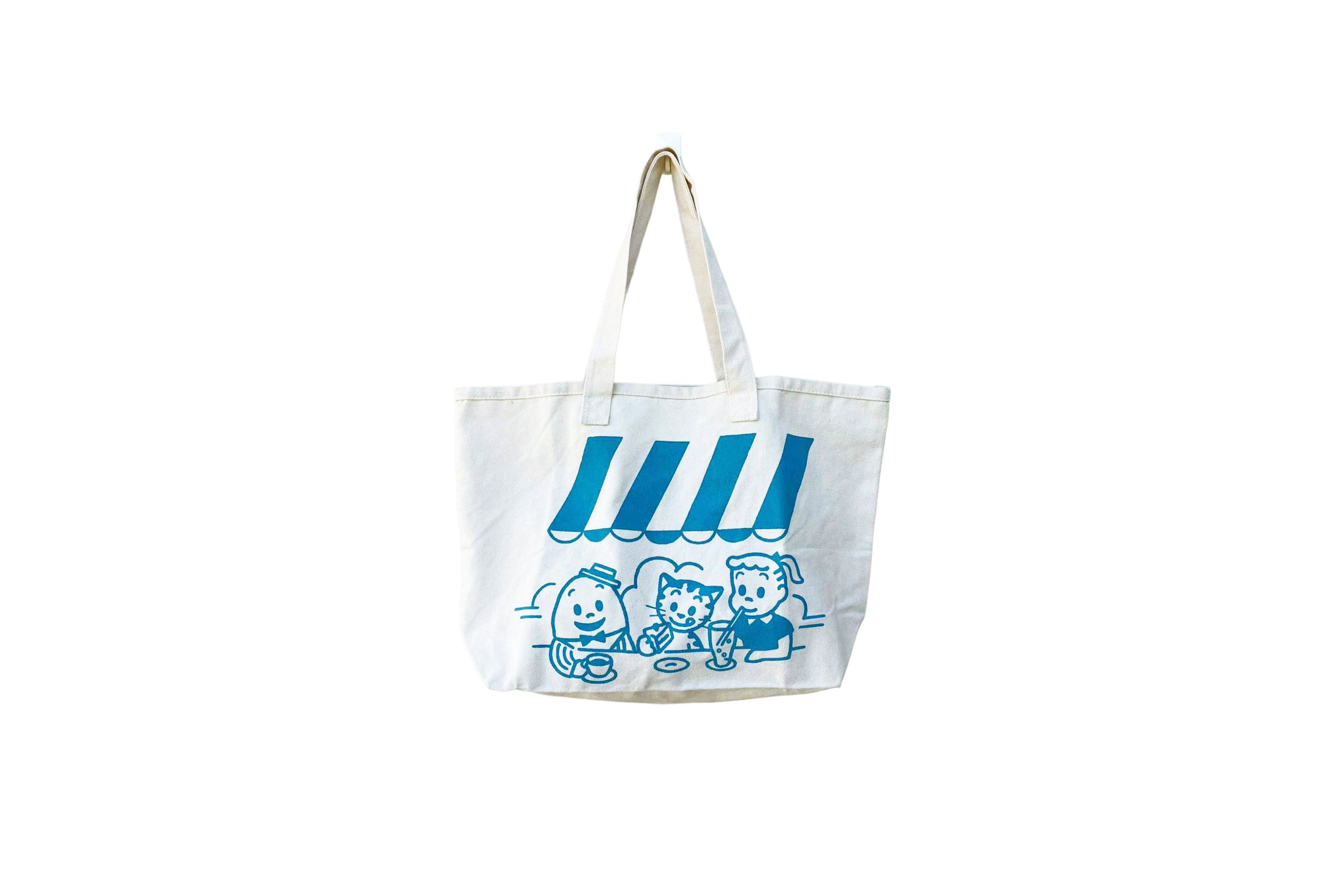 Japanese Brand Japanese Manga Osama Goods cartoon printed canvas tote bag Size ONE SIZE - 1 Thumbnail