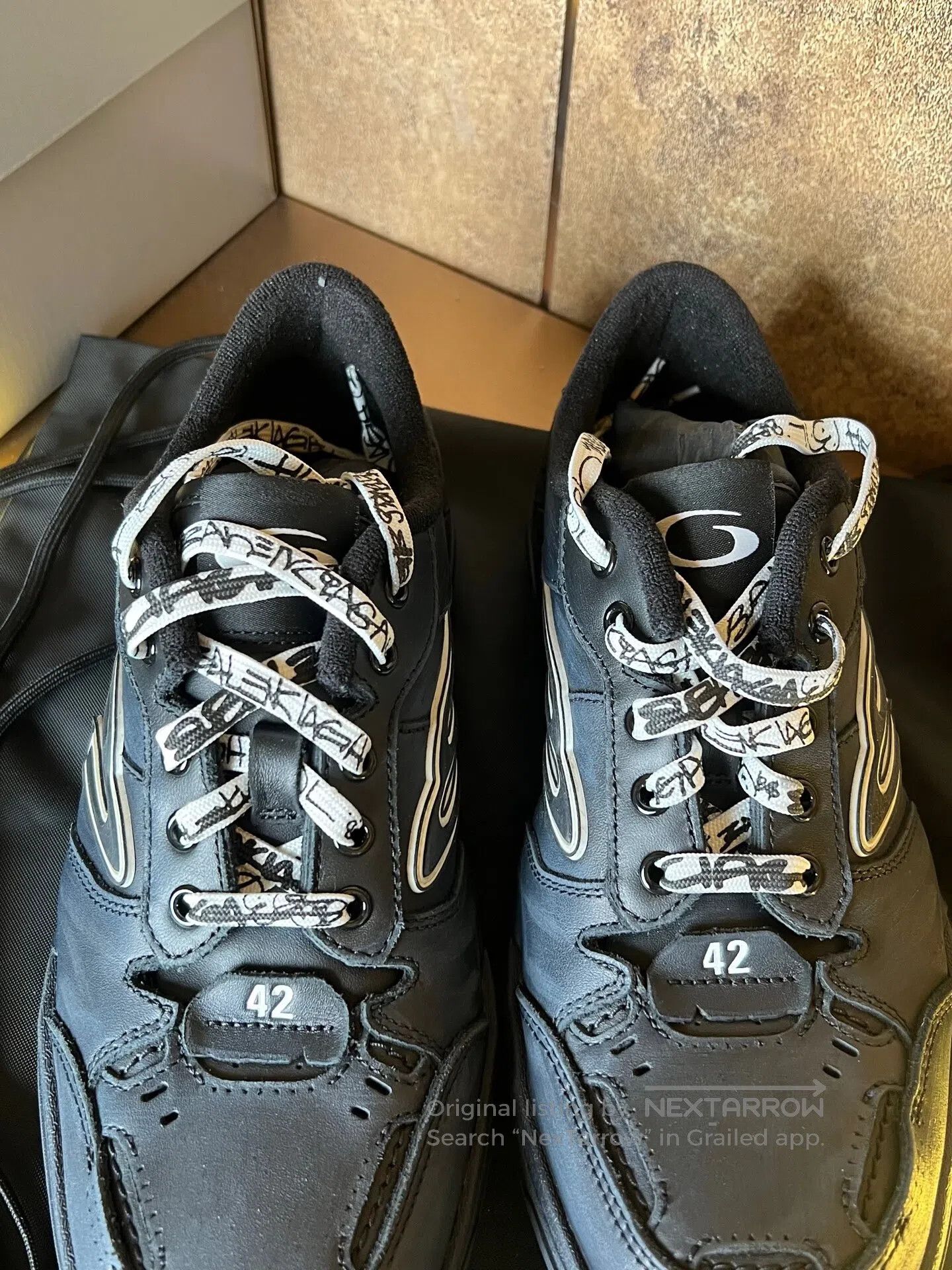 Balenciaga Balenciaga Black Hamptons Sneakers| Size US 9 / EU 42 - 3 Thumbnail