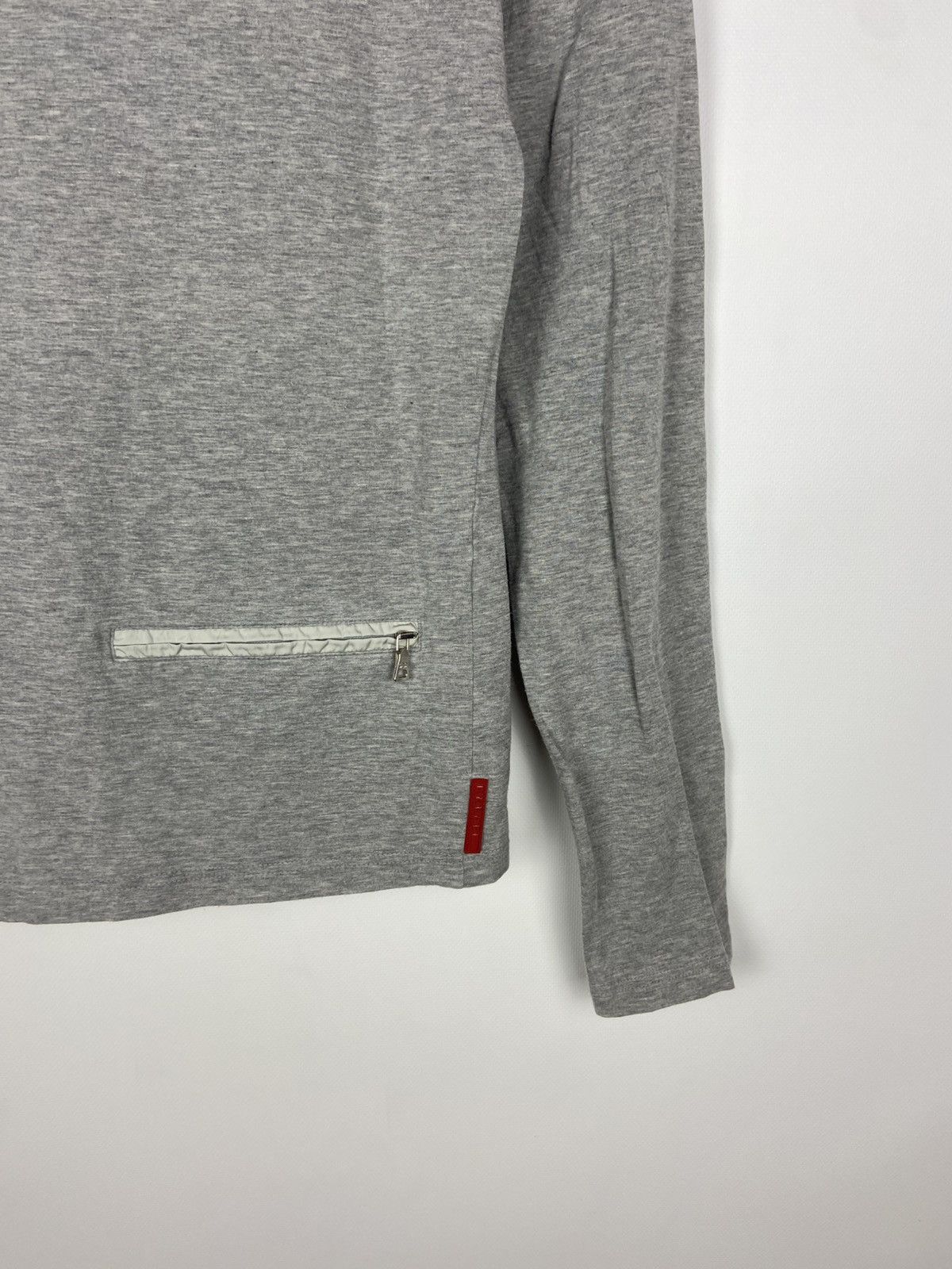 Prada Vintage PRADA Long Sleeve T-Shirt Blouse Red Tab Women's Size S / US 4 / IT 40 - 16 Thumbnail