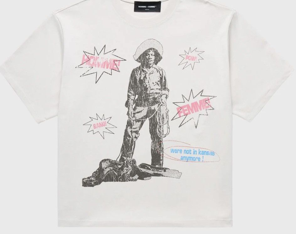 top gun cropped tee white hommie femme