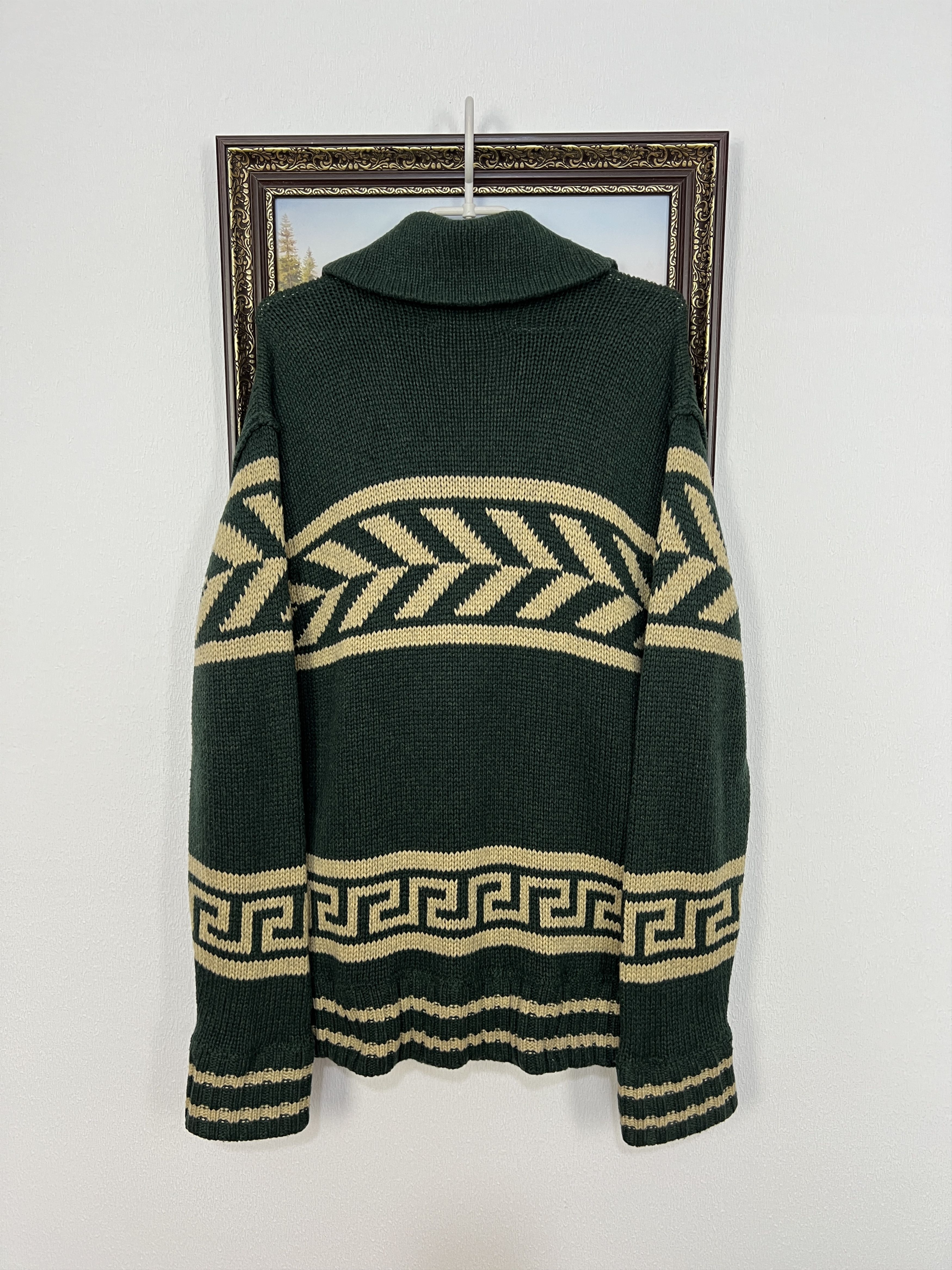 Ralph Lauren Denim&Supply Ralph Lauren Aztec Vintage Knitted Cardigan Size US L / EU 52-54 / 3 - 12 Thumbnail