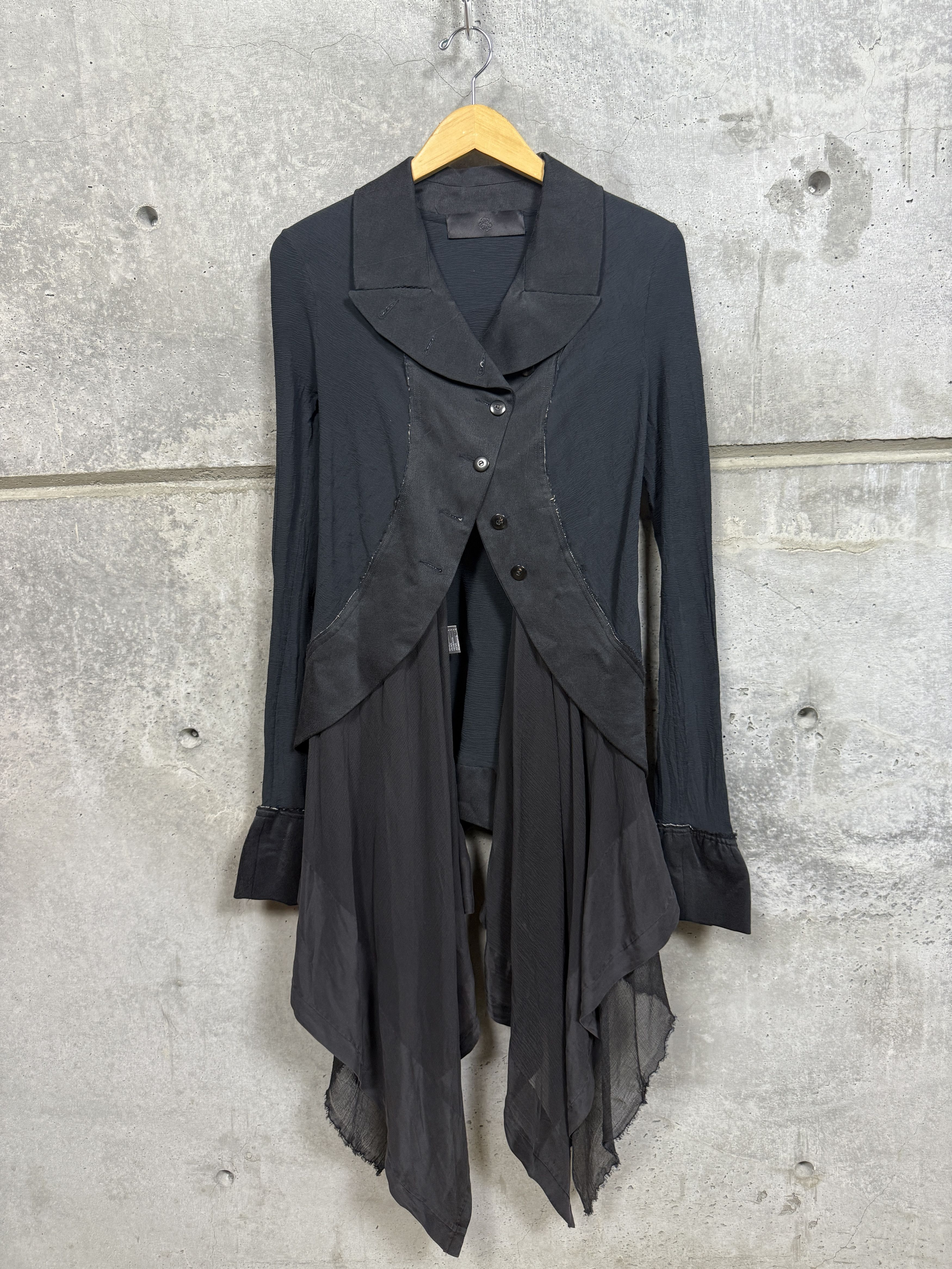 Marc Le Bihan Marc Le Bihan Chiffon Detail Jacket Size S / US 4 / IT 40 - 1 Thumbnail