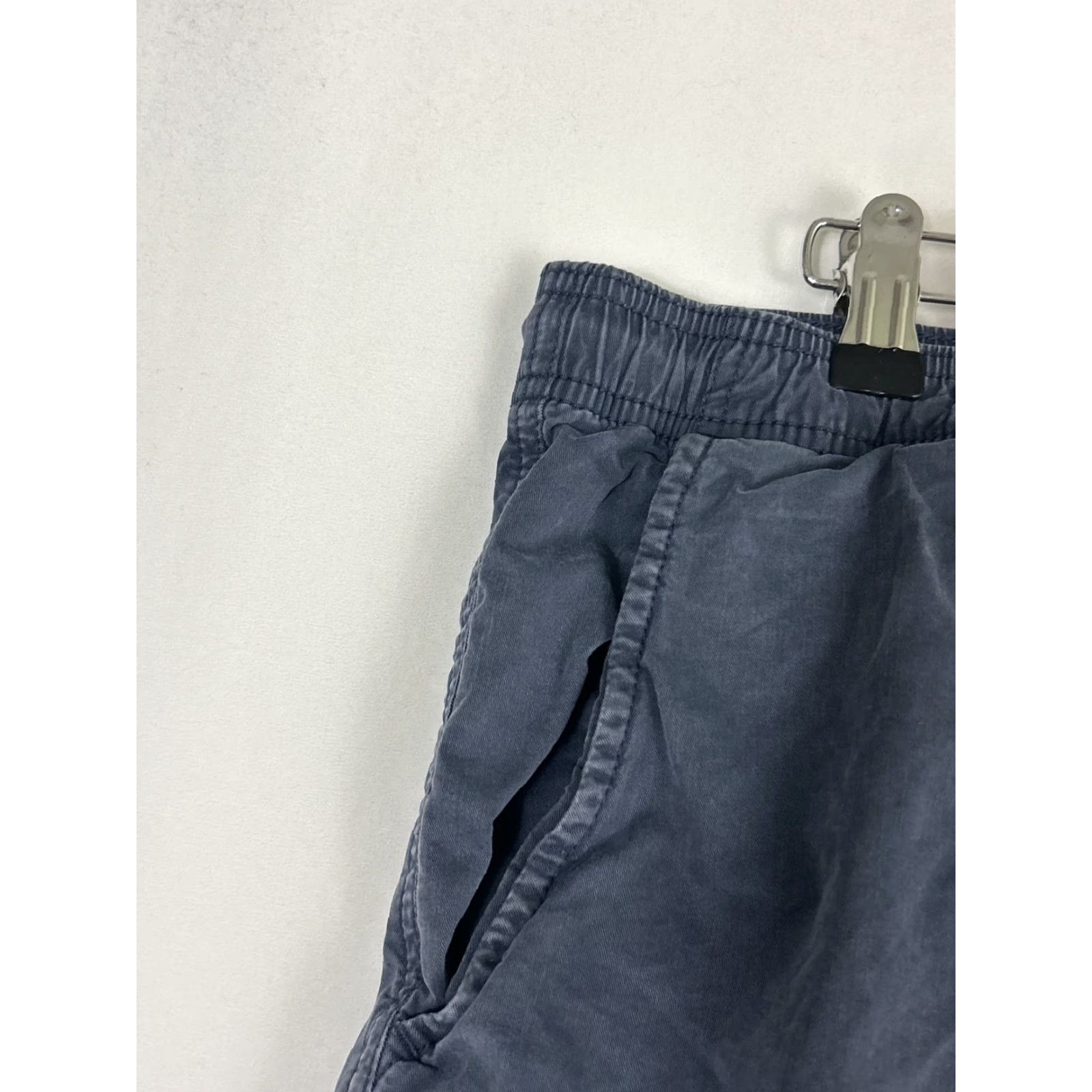 American Eagle Outfitters American Eagle Mens XL Navy Blue Shorts Cotton Blend Drawstring 38x7 Elastic Size US 36 / EU 52 - 6 Thumbnail