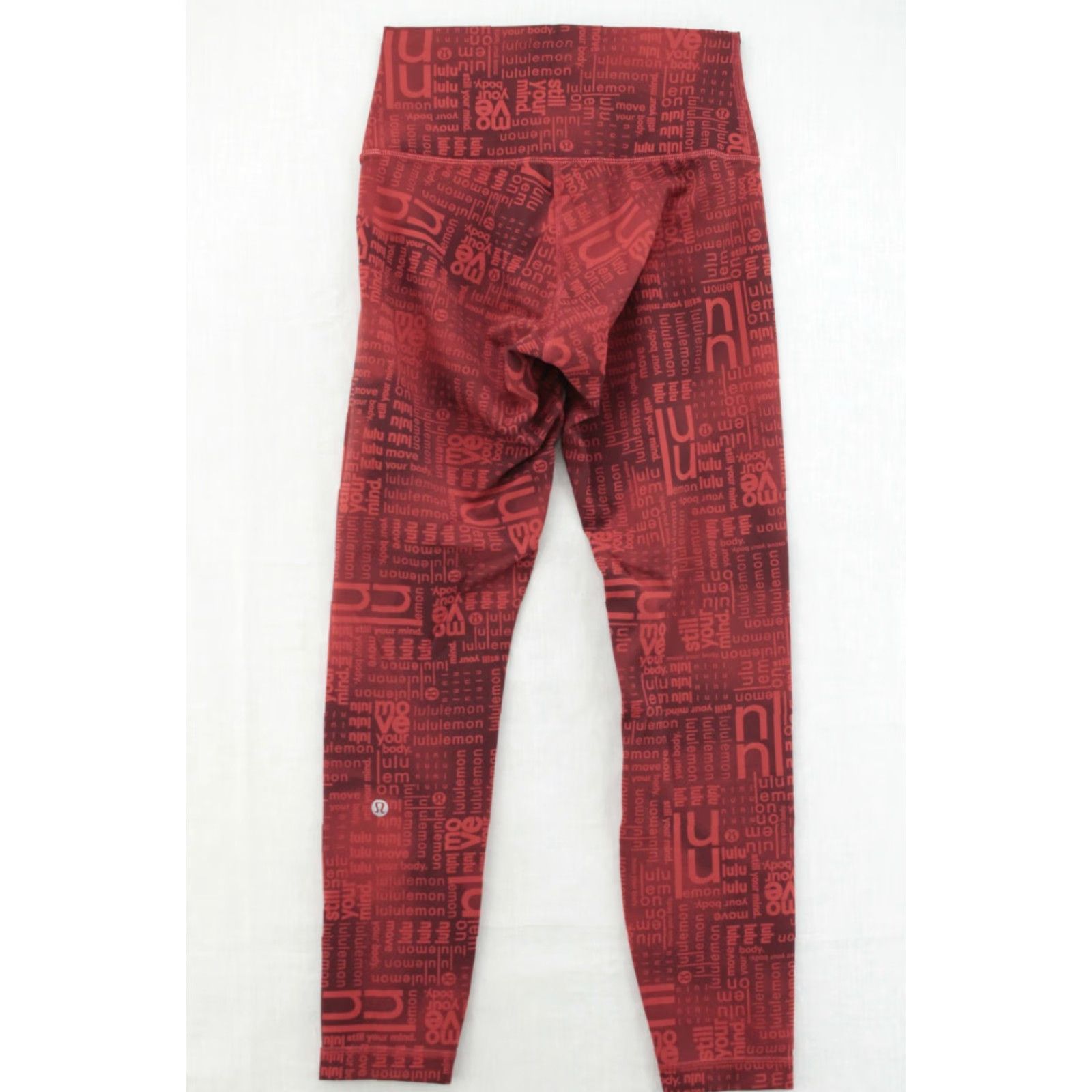 Lululemon Lululemon Wunder Train Legging Size 6 HR Tight Crop Red Logo Contour Fit GYM Womens Athleisure Logo 90s? Size 28" / US 6 / IT 42 - 4 Thumbnail