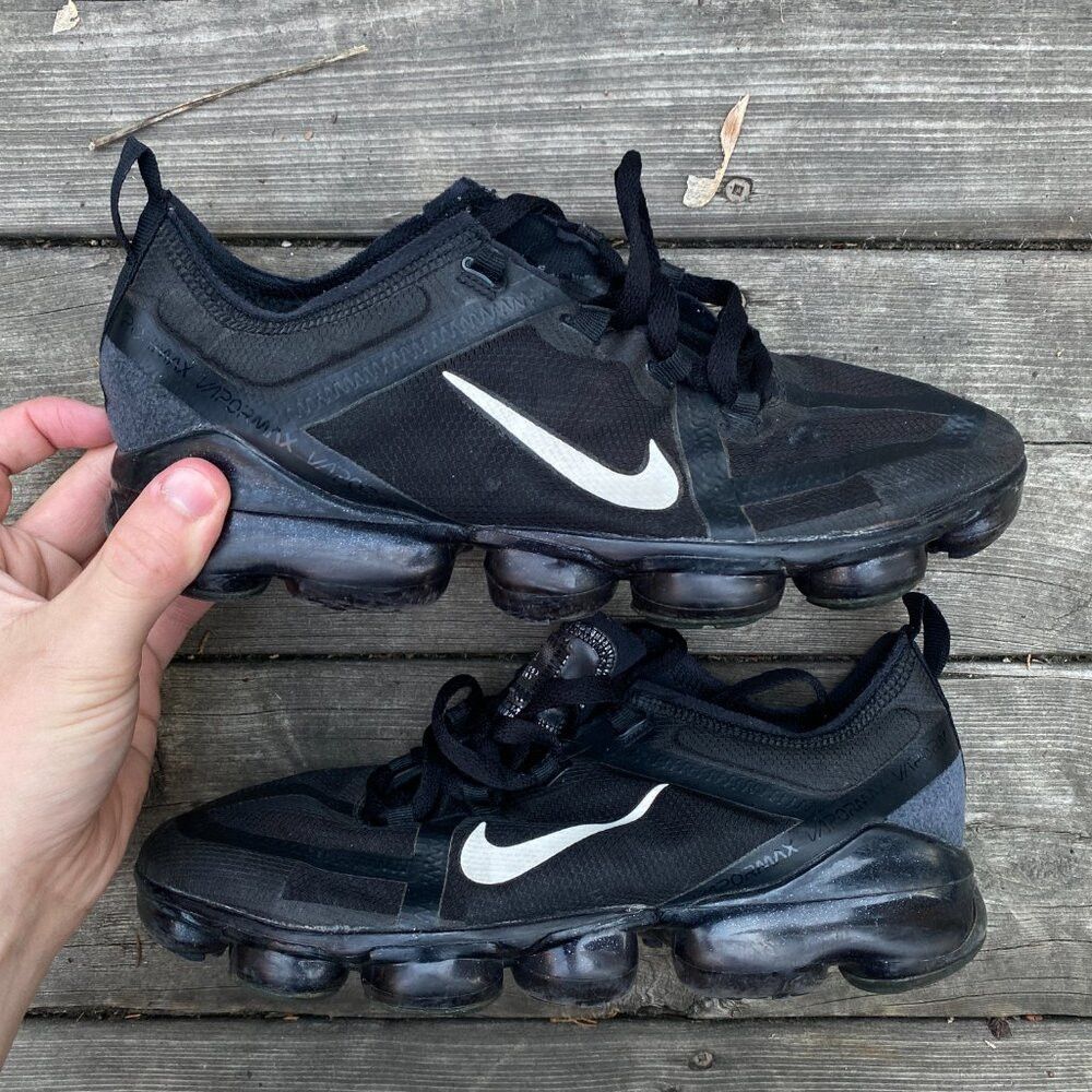 2019 Nike Air VaporMax Ghost Black Size
