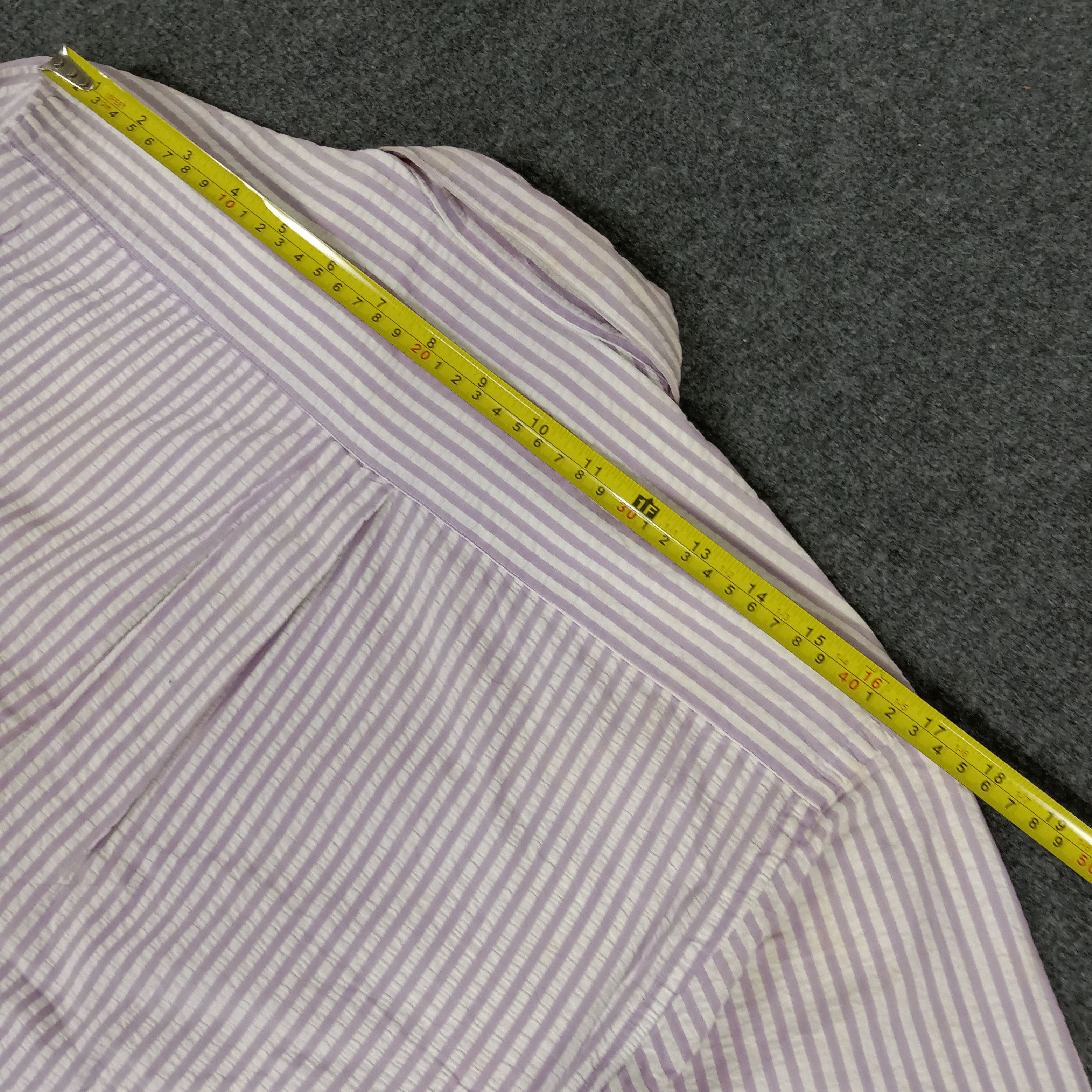 Issey Miyake × Vintage Issey Miyake Japanese Designer Strips Shirt Size US M / EU 48-50 / 2 - 7 Thumbnail