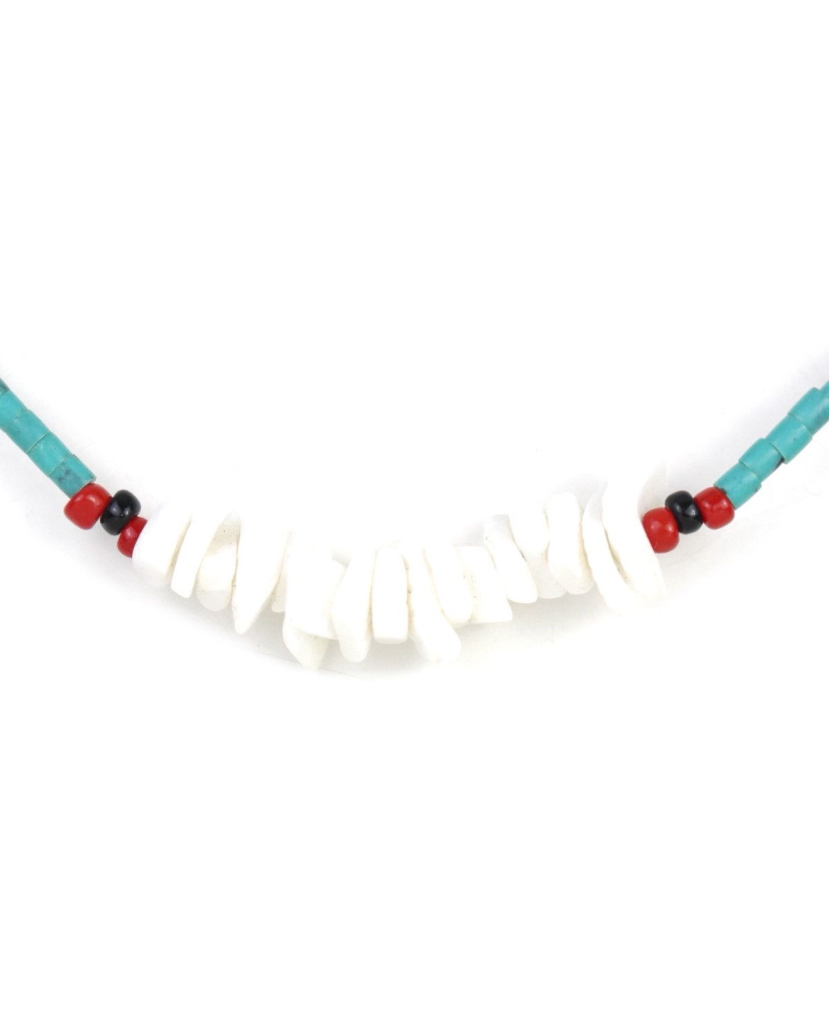 Hysteric Glamour 2000S JAPANESE MADE SHELL & TURQUOISE NATIVE SOUL NECKLACE Size ONE SIZE - 3 Thumbnail