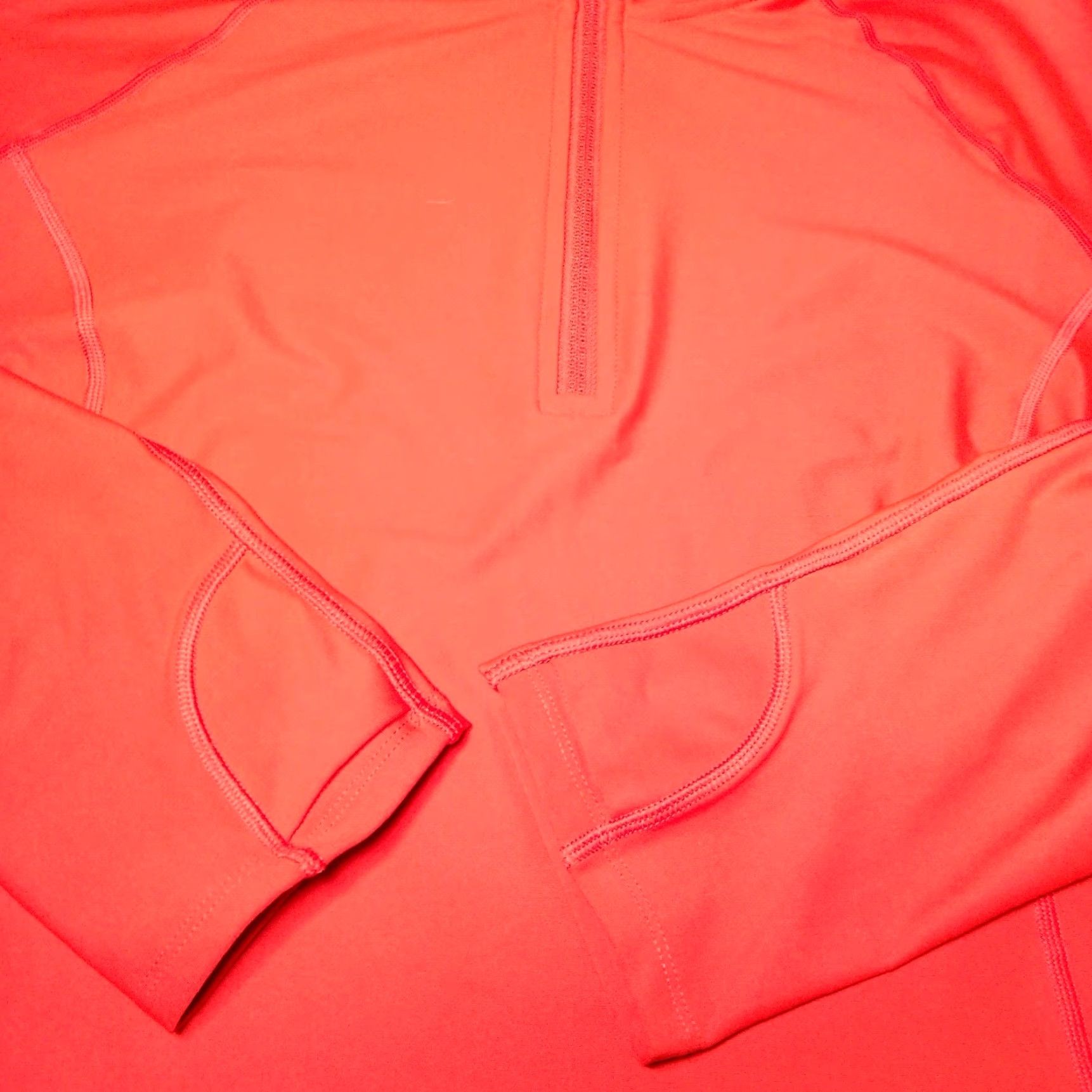 Old Navy Old Navy Active Powersoft Go Dry Shirt XXL Pullover 1/4 Zip Stretch Orange New Size XXL / US 16-18 / IT 52-54 - 7 Thumbnail