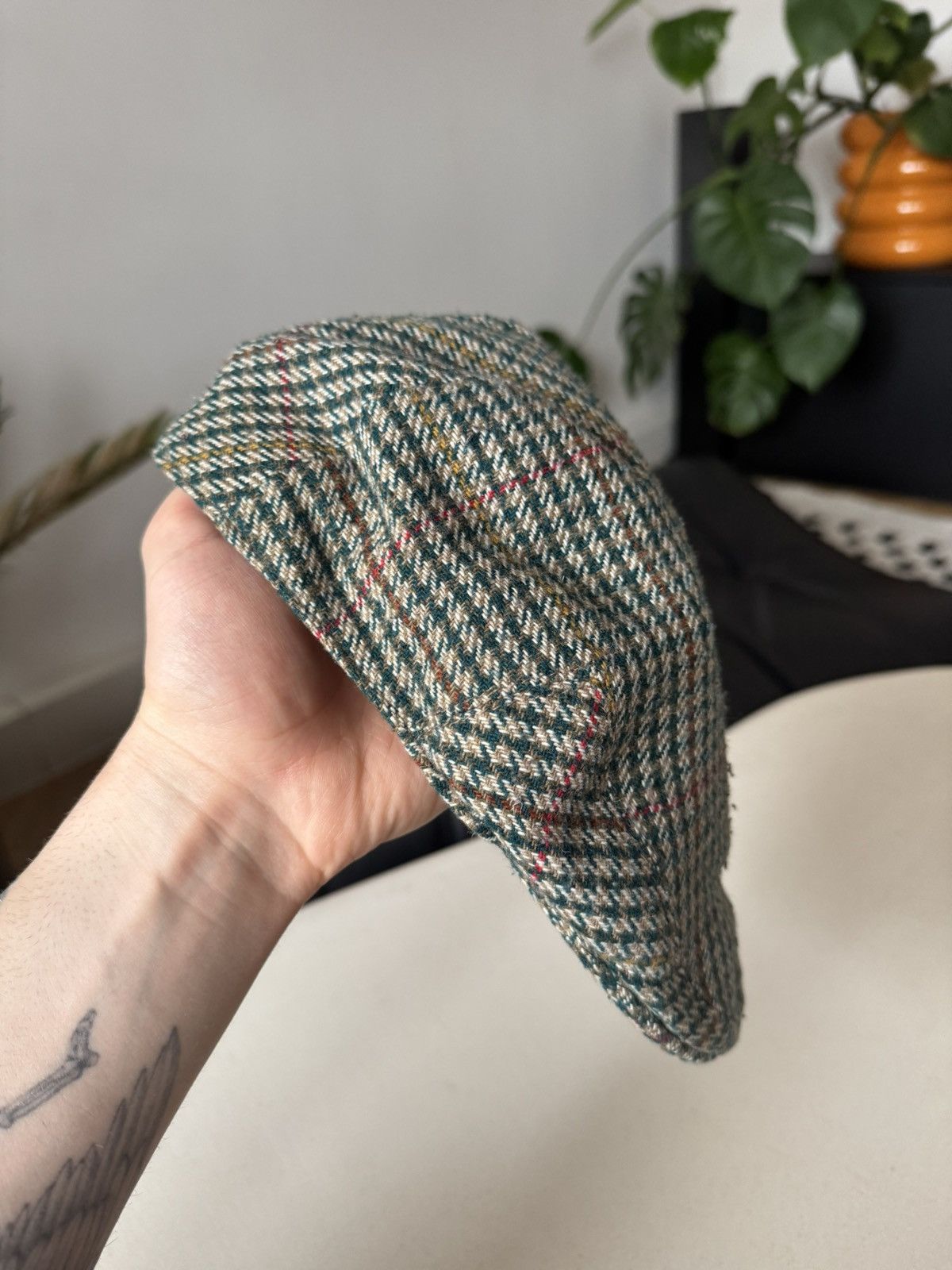 Barbour Barbour Vintage Wool Beret Cap Casual Plaid Rare Old Money Size ONE SIZE - 2 Thumbnail