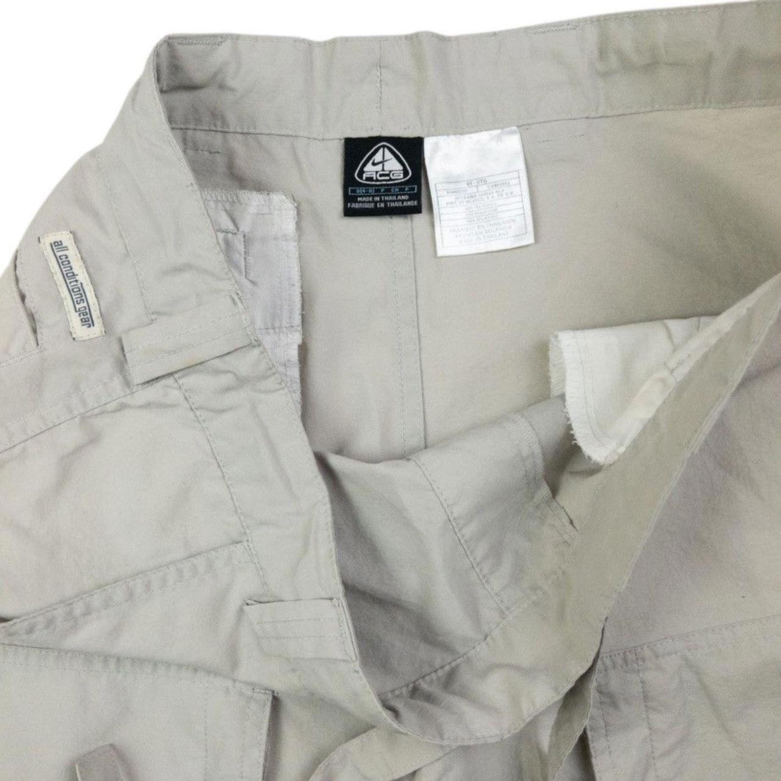 Nike Vintage Nike ACG Lightweight Zip Off Trousers Size S Size US 30 / EU 46 - 6 Thumbnail