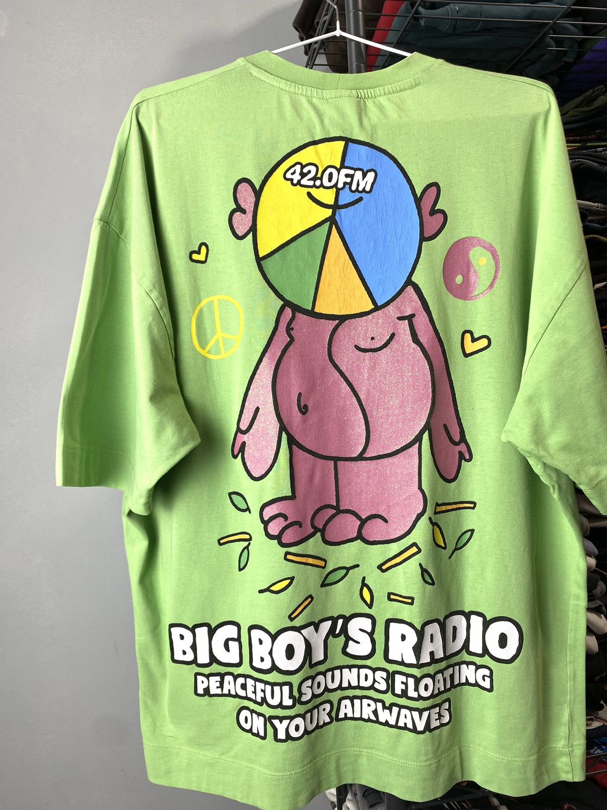 Band Tees 420 Big Boys Radio Psychedelic LSD Art T Shirt Opium Drugs Size US L / EU 52-54 / 3 - 7 Thumbnail