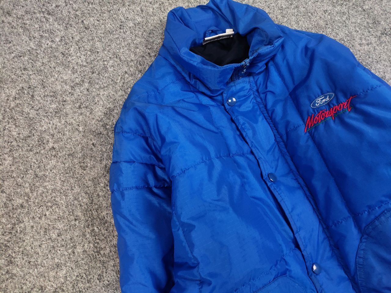 Vintage Vintage 90's Ford Motorsport Racing Winter Blue Nylon Jacket Size US S / EU 44-46 / 1 - 6 Thumbnail