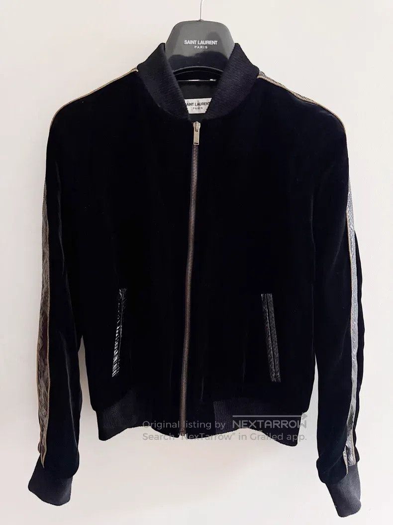 Saint Laurent Paris Saint Laurent Paris Snake Skin Patchwork Jacket i Size US S / EU 44-46 / 1 - 1 Thumbnail