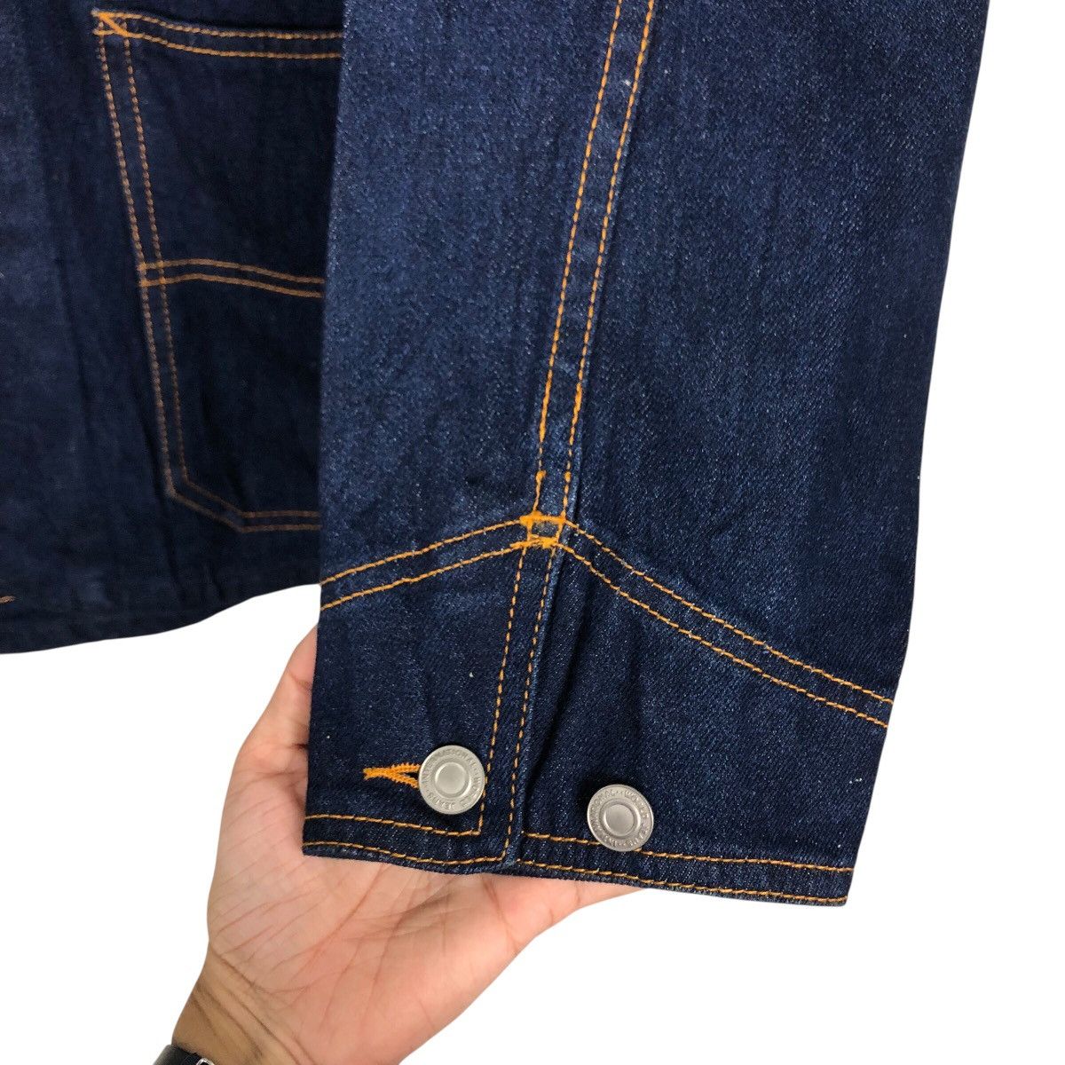 Japanese Brand 📌Vintage Indigo Denim Work Jacket Unbranded Issey Miyake Size US L / EU 52-54 / 3 - 17 Thumbnail
