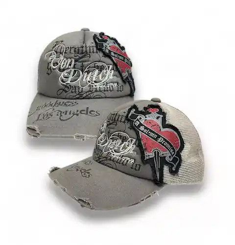 Von Dutch SICK 90’s VON DUTCH A SOLEMN PROMISE Heart Trucker Hat Size ONE SIZE - 1 Thumbnail