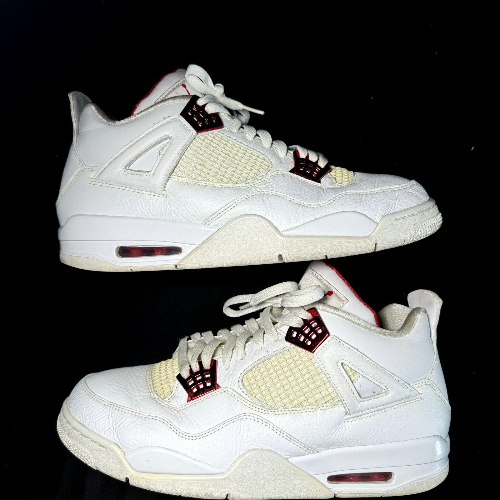 Jordan Brand × Nike Size 13- Nike Air Jordan 4 Retro Red Metallic Men's Shoes Size US 13 / EU 46 - 2 Thumbnail