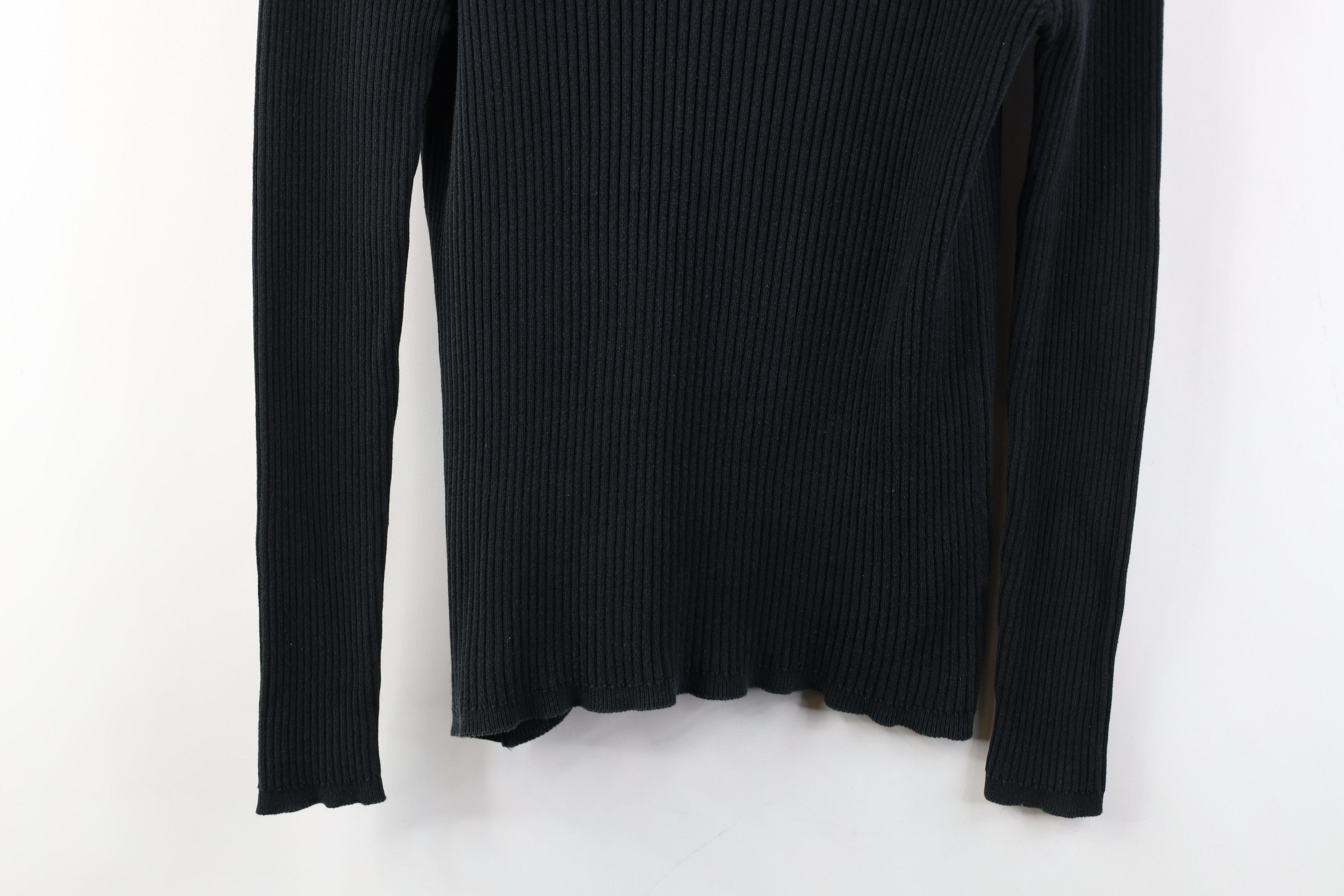 Vintage Vintage 90s Y2K Babydoll Knit Stretch Mock Neck Sweater Size XL / US 12-14 / IT 48-50 - 3 Thumbnail