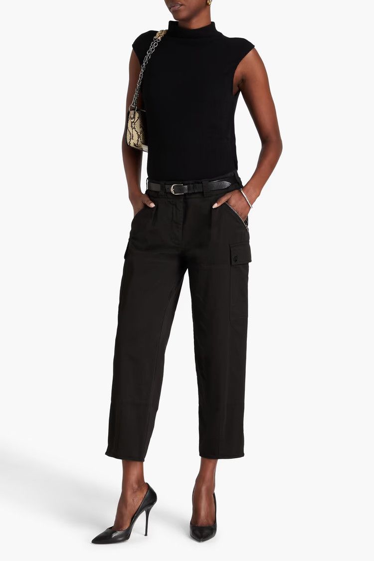 Tom Ford o1y0126 Cargo Pant in Black Size 26" / US 2 / IT 38 - 2 Thumbnail
