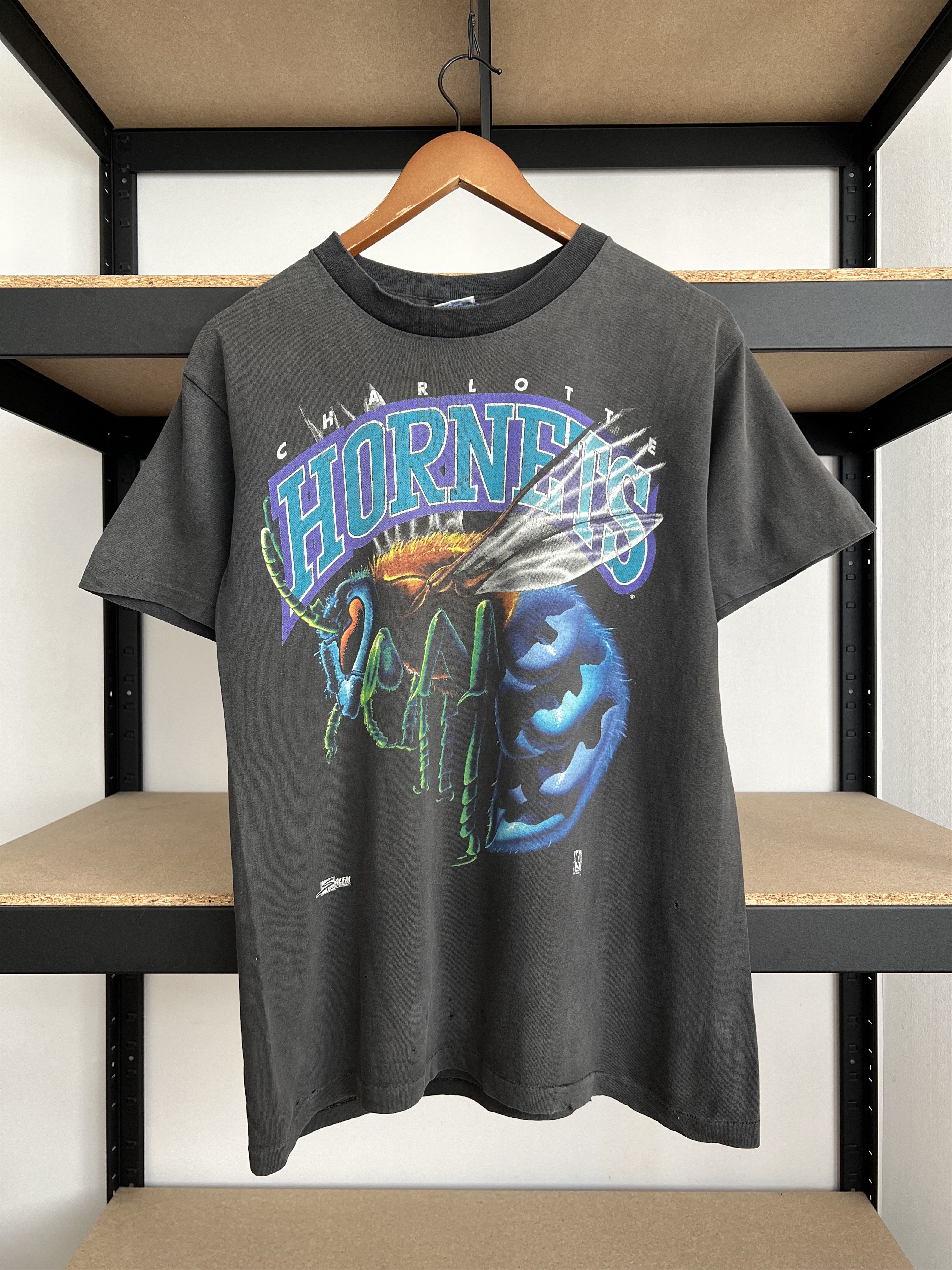 Vintage 90s Charlotte Hornets NBA Salem Sportswear T-shirt