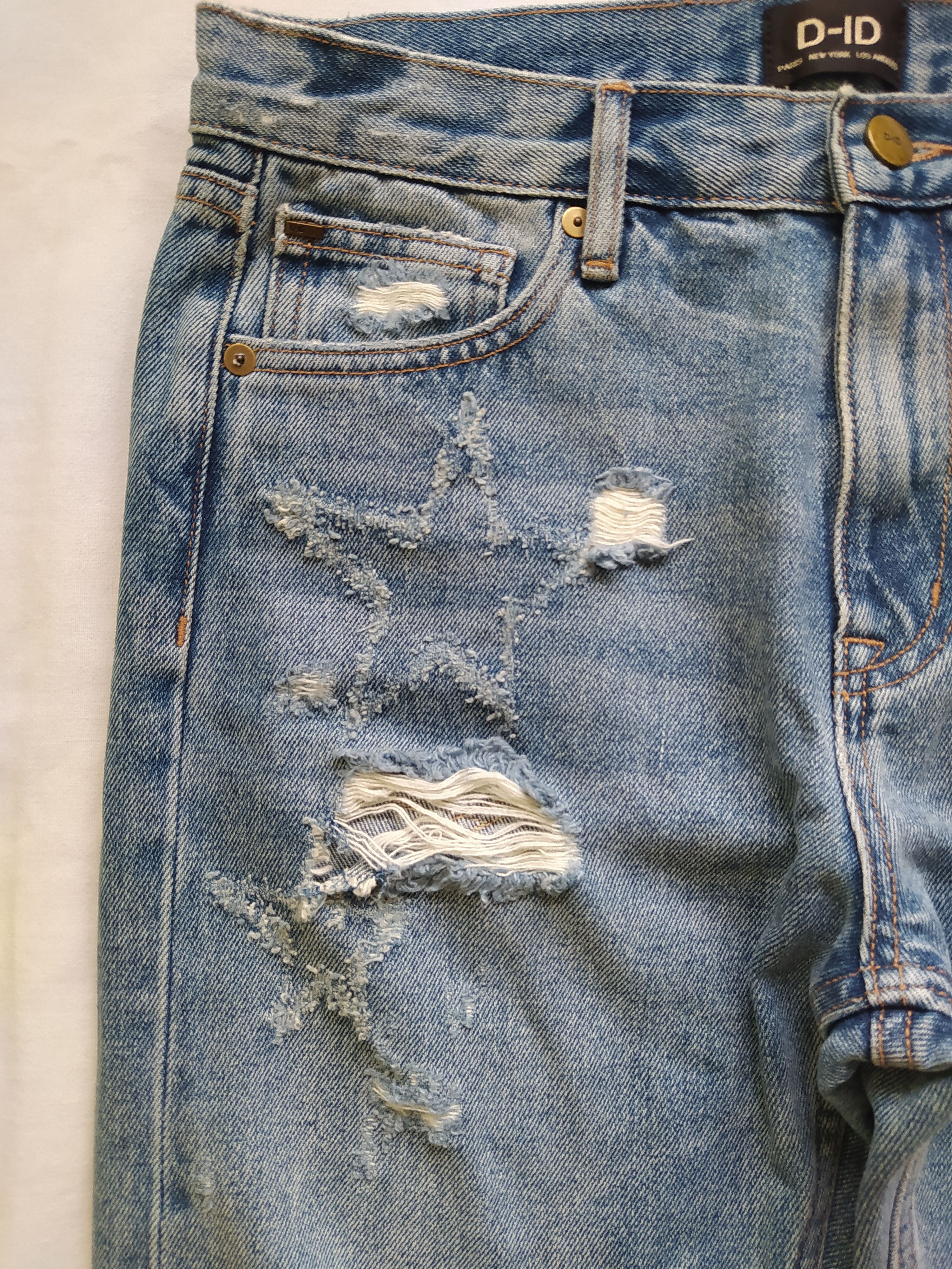 Jimmy Taverniti D-ID by Jimmy Taverniti distressed jeans Size 26" / US 2 / IT 38 - 16 Thumbnail