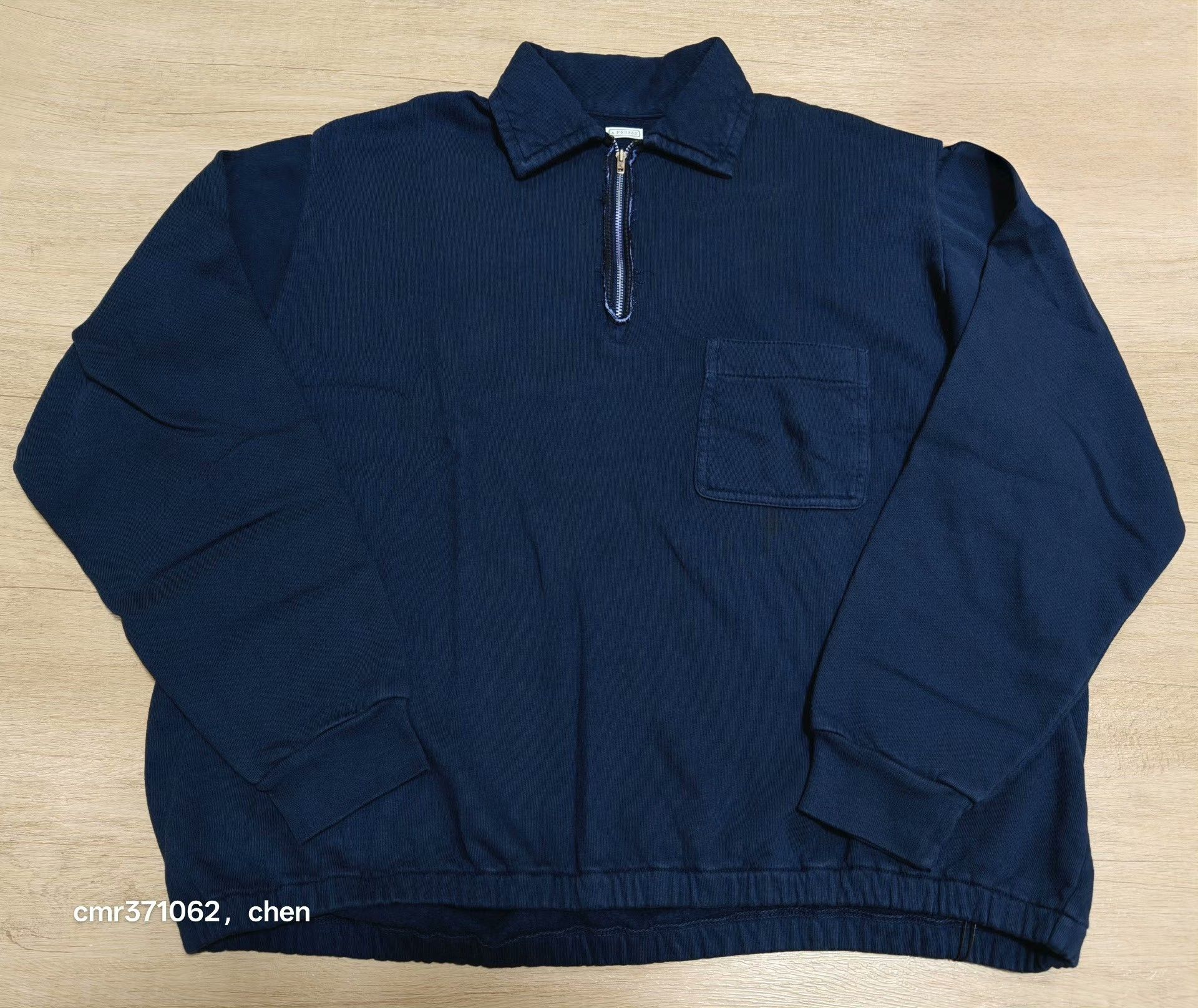 A.PRESSE a.presse 26ss Vintage Half Zip Sweatshirt Size US M / EU 48-50 / 2 - 1 Thumbnail