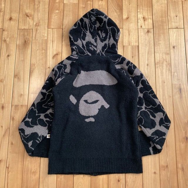 Bape BAPE BIG ABC solid camo pile zip hoodie a bathing ape Size US L / EU 52-54 / 3 - 3 Thumbnail