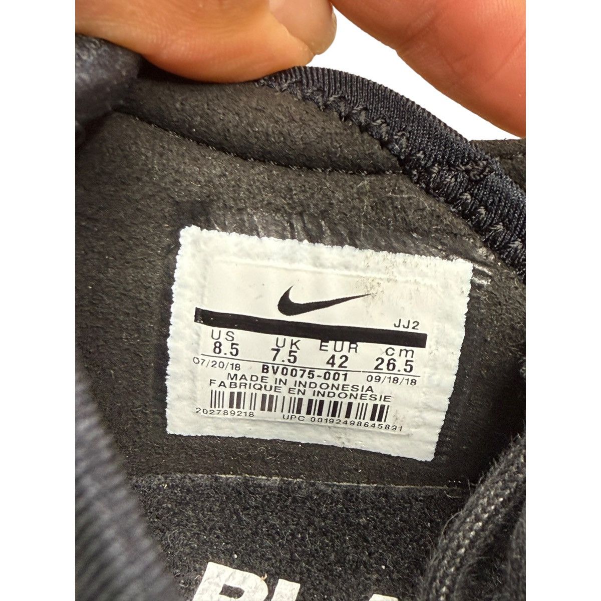 Comme des Garcons × Nike CDG Comme des Garçons x Nike Air Footscape Black Size 8.5 Size US 8.5 / EU 41-42 - 10 Thumbnail