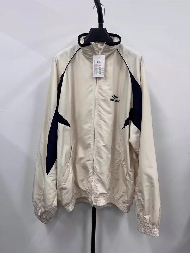 Balenciaga Balenciaga Letter print contrast sunscreen collar jacket Size US XXS / EU 40 - 1 Thumbnail