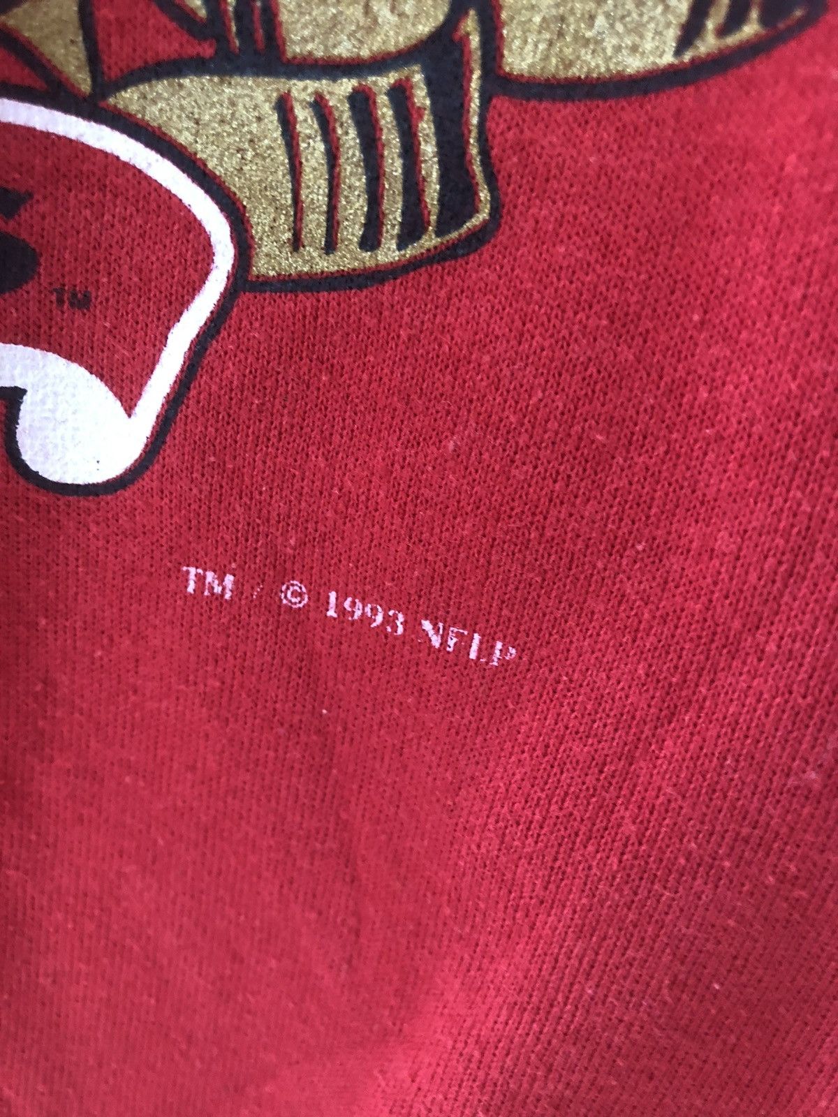 Nutmeg × Vintage NFL 49ERS San Francisco x Nutmeg Mills Size US XL / EU 56 / 4 - 3 Thumbnail