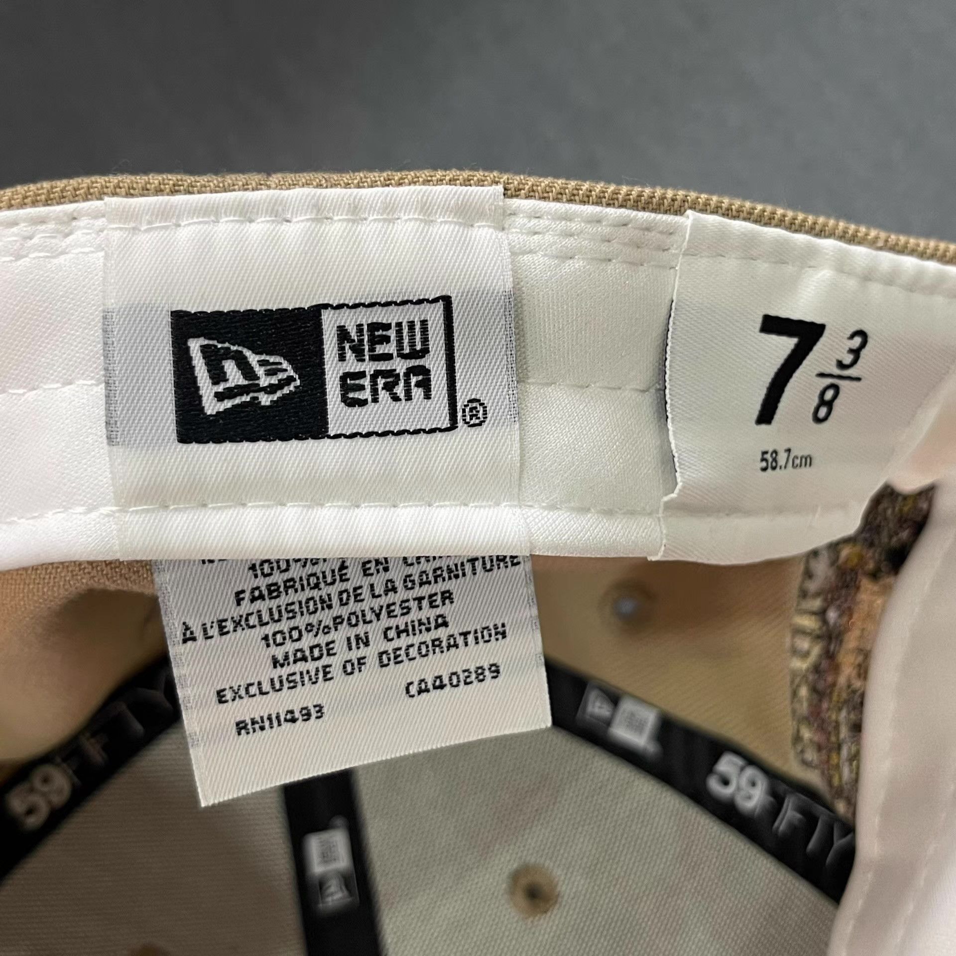New Era New Era Flat Brim Fitted Cap Q5 Size ONE SIZE - 5 Thumbnail