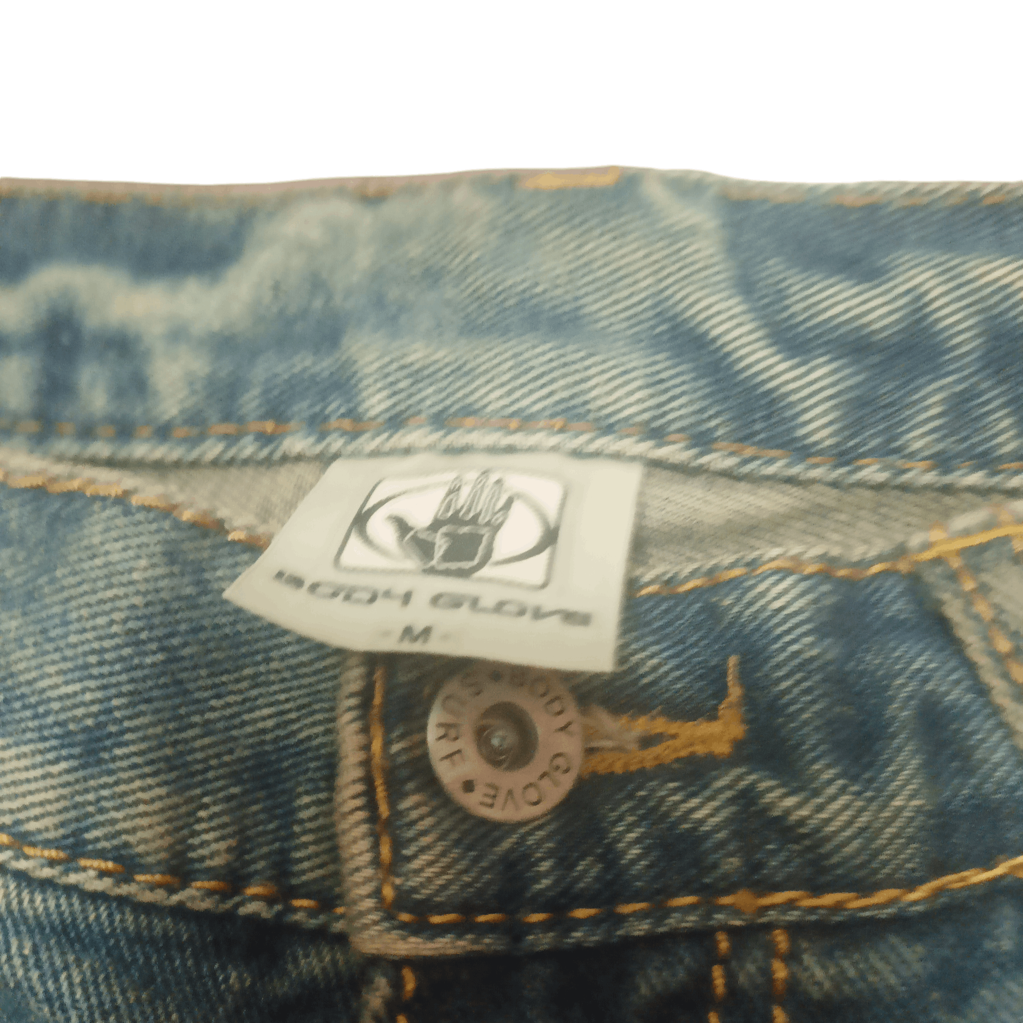 Body Glove × Japanese Brand Body glove distressed thrashed flare jeans patches patchwork Size US 31 - 5 Thumbnail