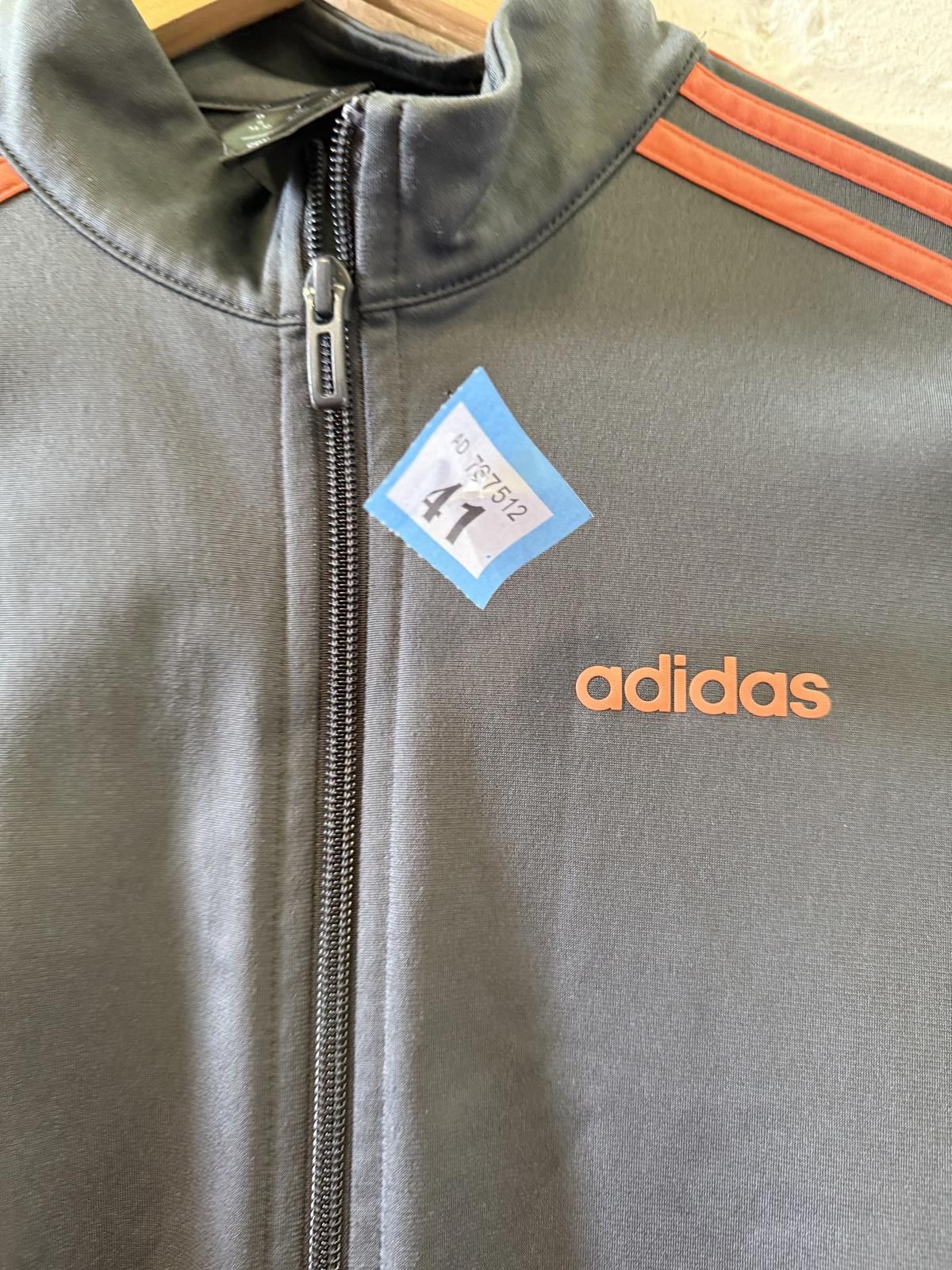 Adidas Adidas Women's Activewear Jacket with Orange Stripes Size S / US 4 / IT 40 - 2 Thumbnail