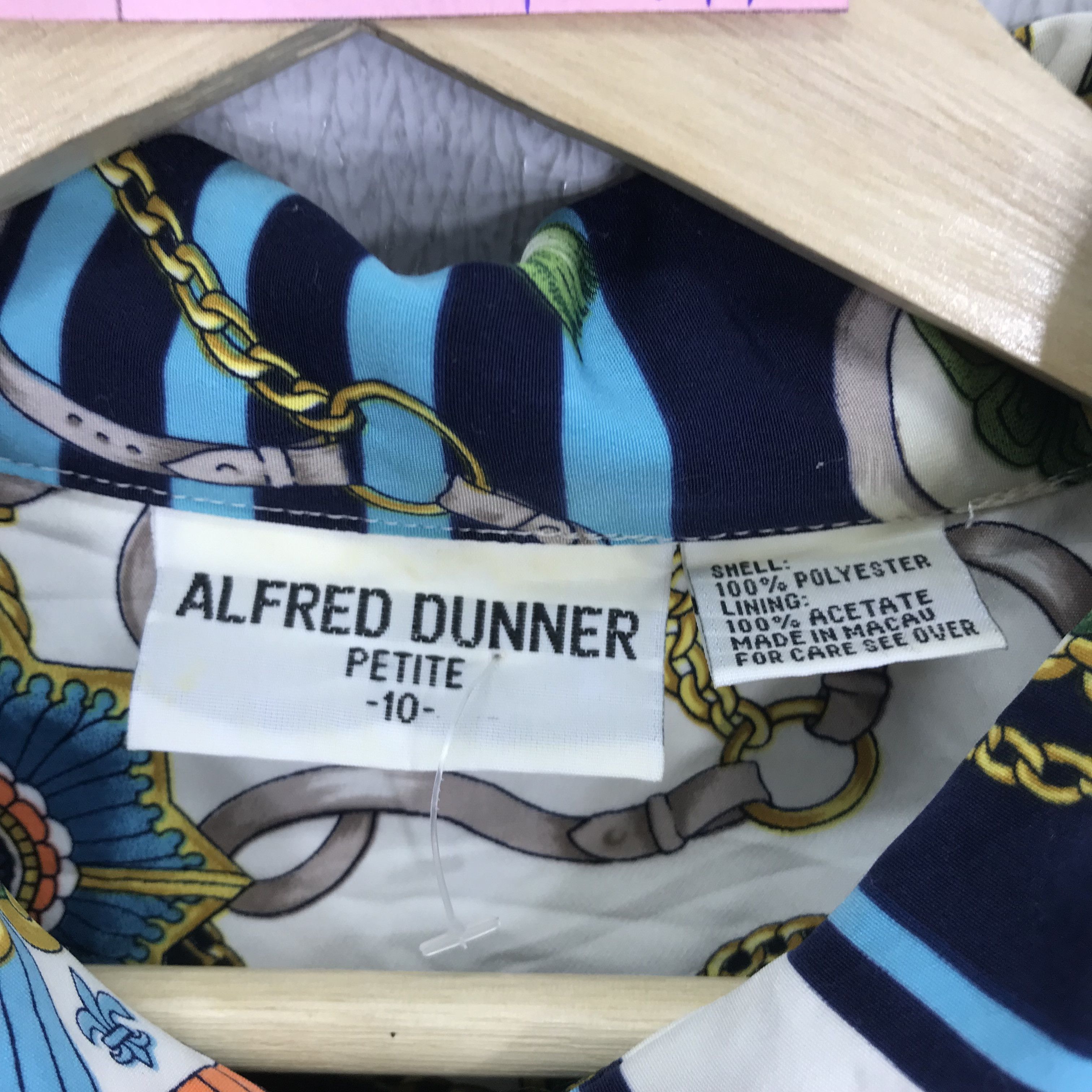Arts & Science Vintage 90's Alfred Dunner Baroque Gold Chain Luxury Style Size US S / EU 44-46 / 1 - 8 Thumbnail
