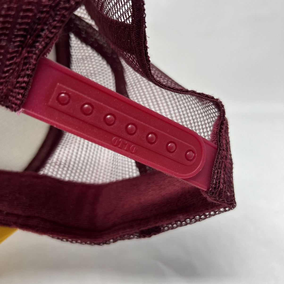 Kapital Kountry Kapital Free Wheelie Trucker Hat Burgundy Gold Size ONE SIZE - 5 Thumbnail