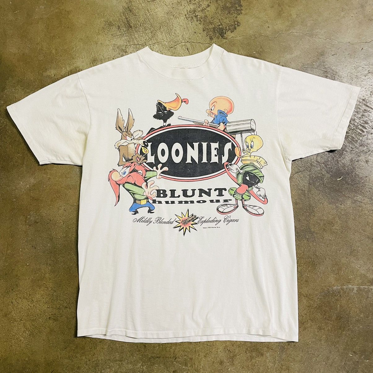 Vintage 90s Loonies Blunt “Phillies” Spoof T-Shirt RARE - Short 