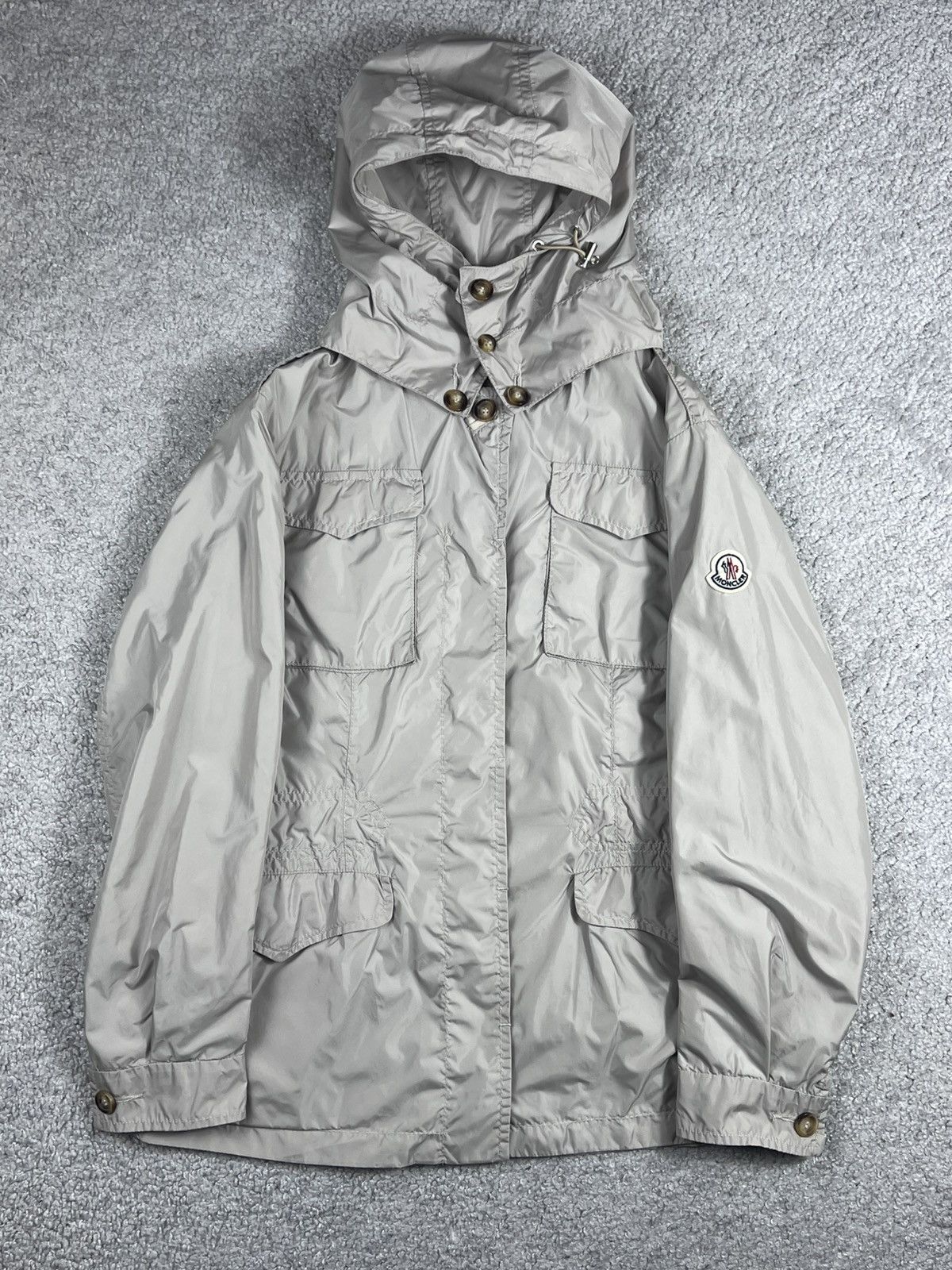 Moncler Moncler Multipocket Grey Lightweight Jacket Size 1 Size S / US 4 / IT 40 - 2 Thumbnail