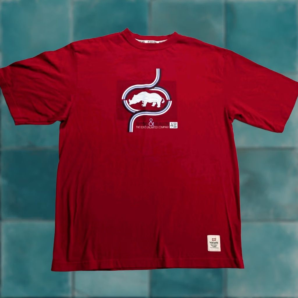 Ecko Unltd. Ecko Unltd. T-Shirt Mens Graphic Print Red 2XL Large You Size US XXL / EU 58 / 5 - 1 Thumbnail