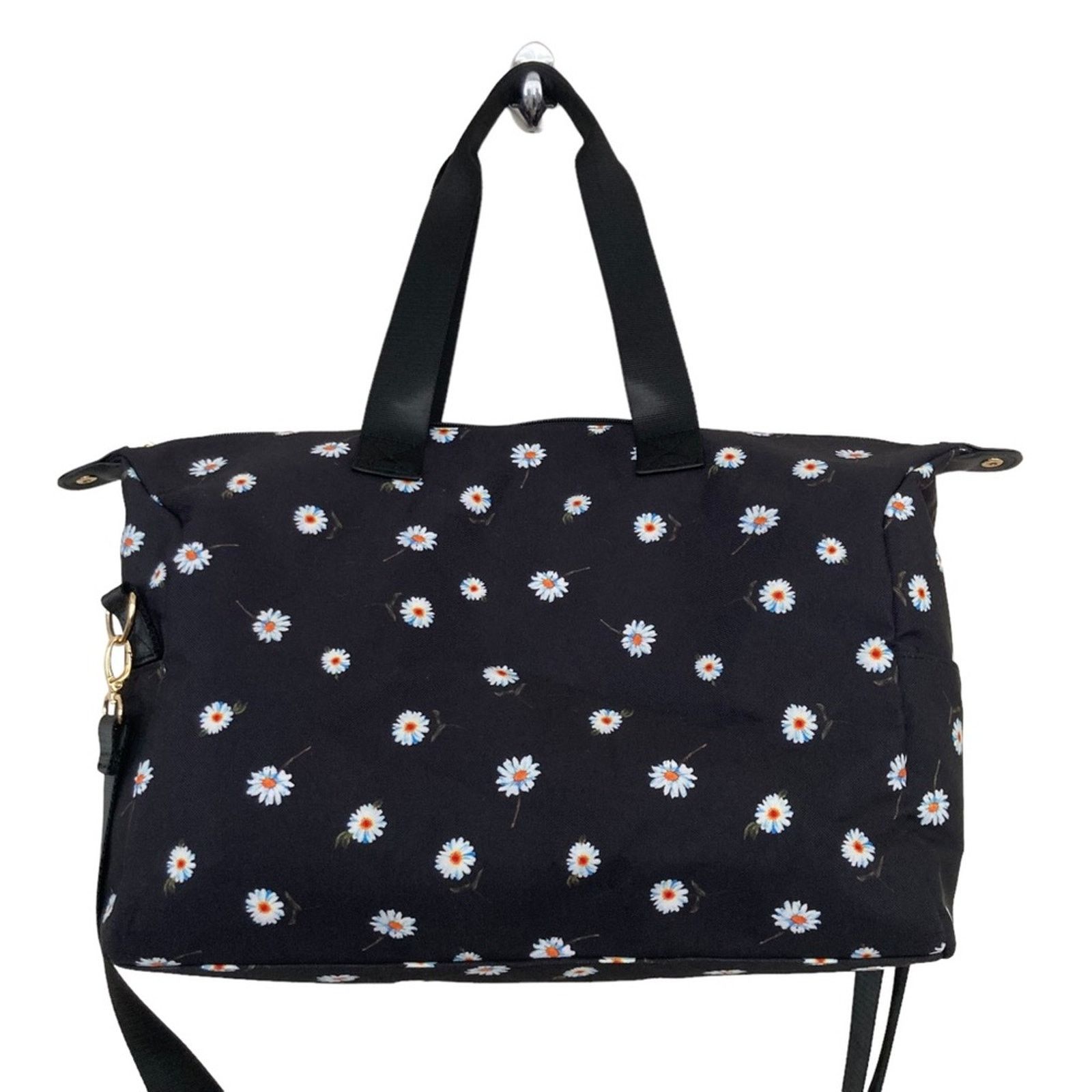 Alice + Olivia Alice + Olivia Daisy Print Black Tote Bag Size ONE SIZE - 1 Thumbnail