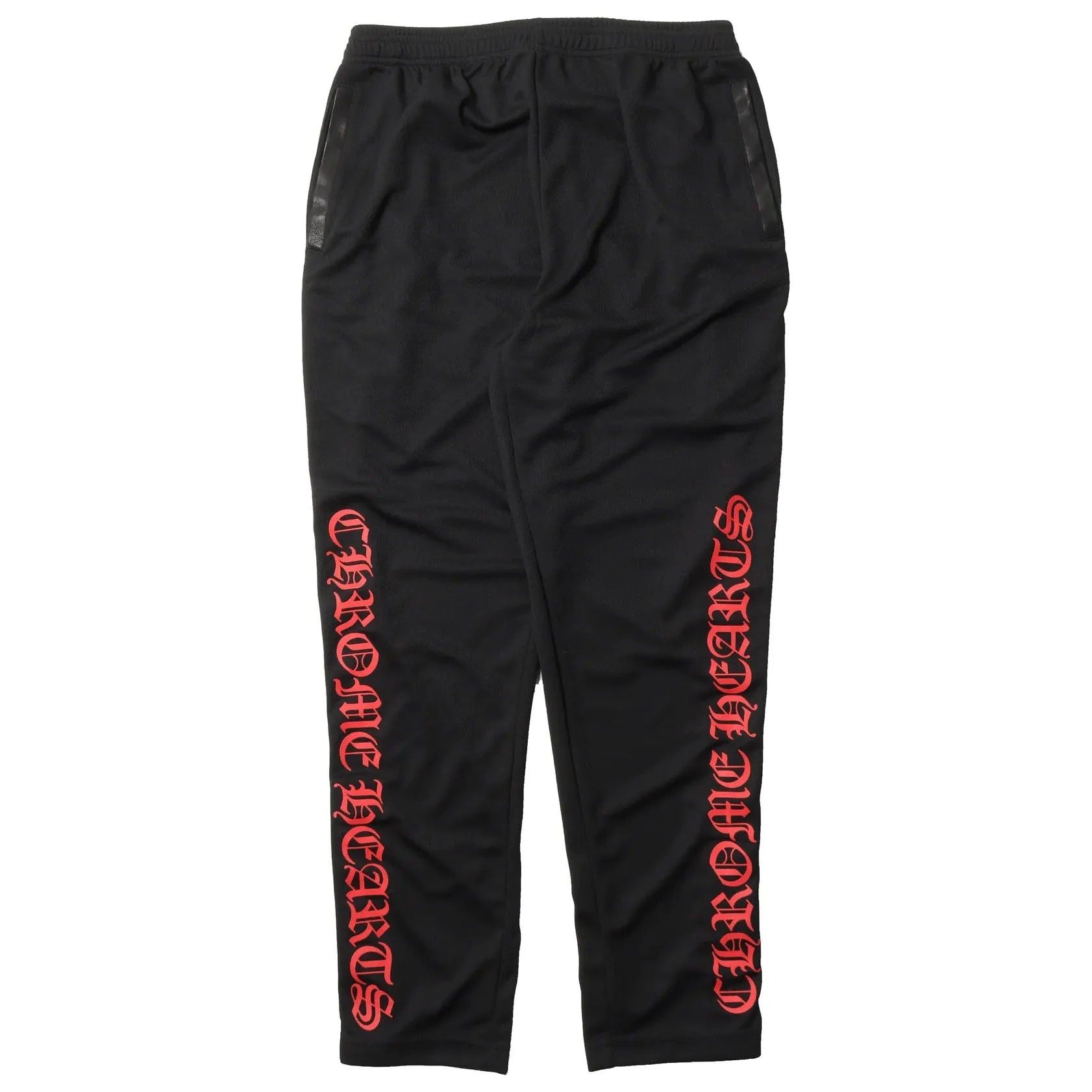 Chrome Hearts Snap Hardware Stripe Track Pants Black/Red Size US 30 / EU 46 - 1 Thumbnail