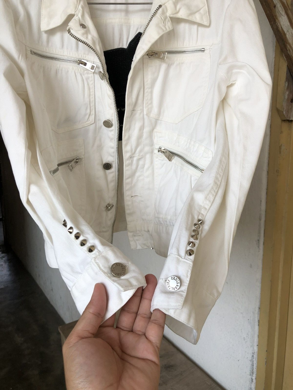 Zadig & Voltaire Rare🔥 Zadig & Voltaire Kioko Cat Denim Punk Jackets Size XS / US 0-2 / IT 36-38 - 11 Thumbnail