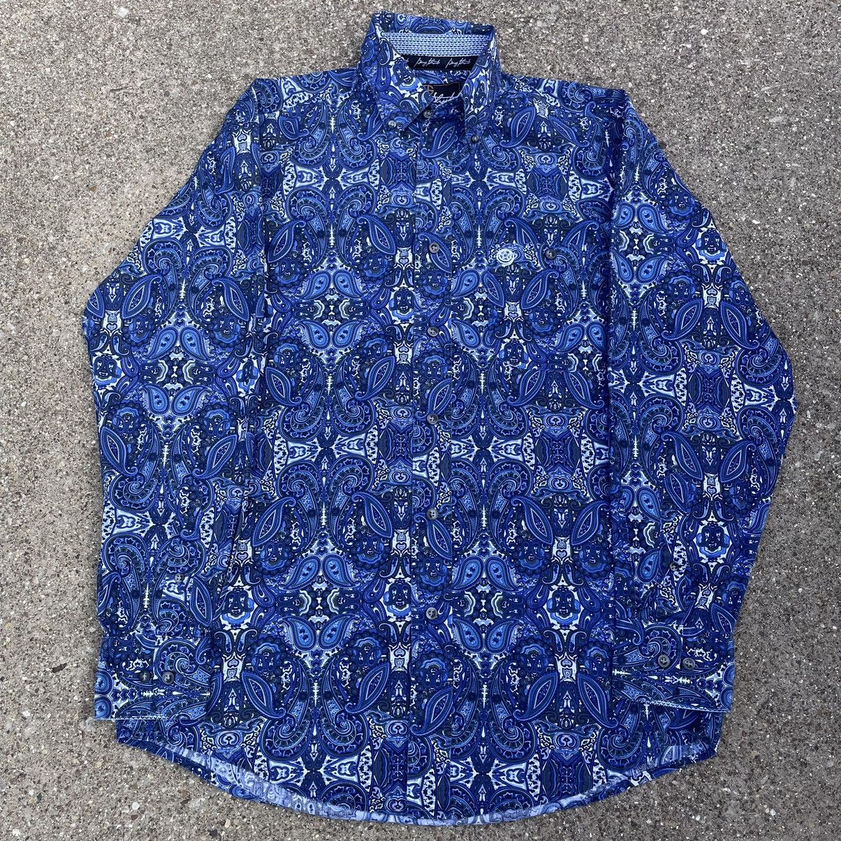 Wrangler Vintage Wrangler George Strait Paisley Print Button Up Shirt Size US S / EU 44-46 / 1 - 2 Thumbnail